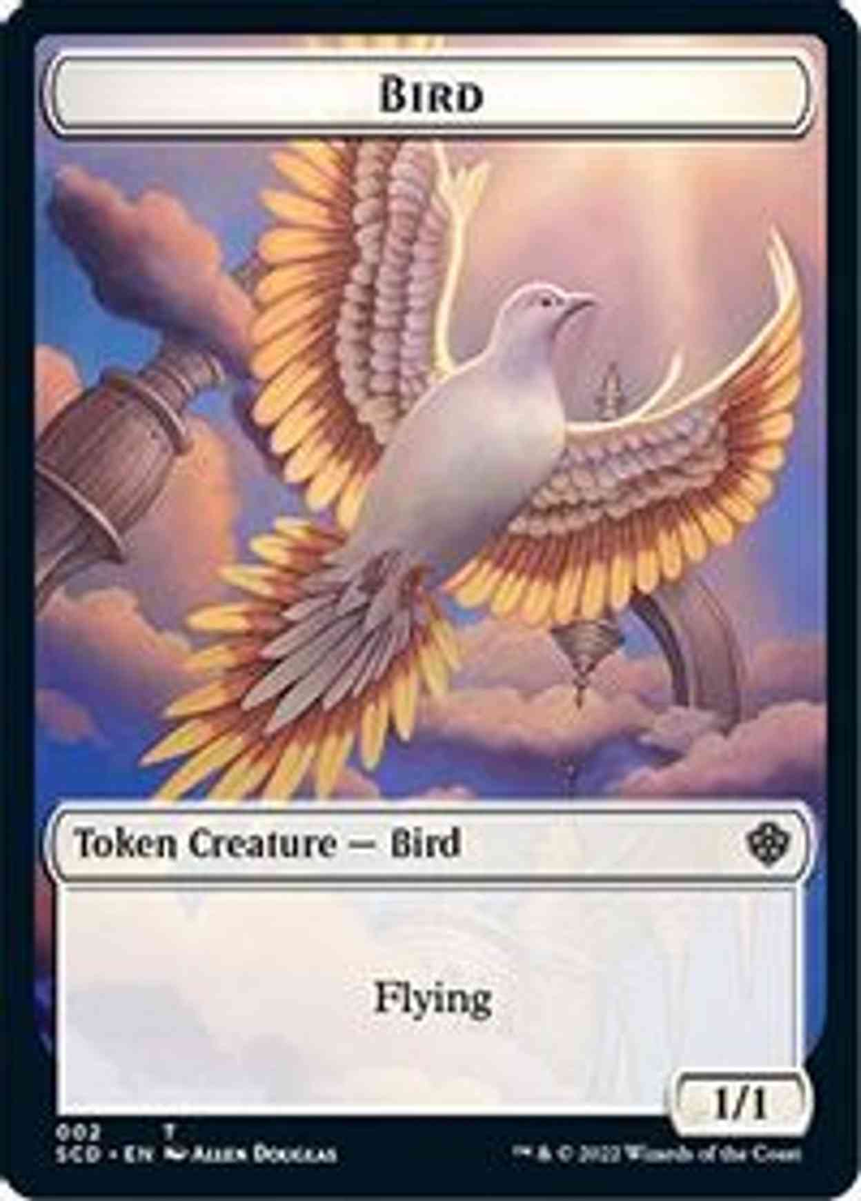 Bird // Thopter Double-sided Token magic card front