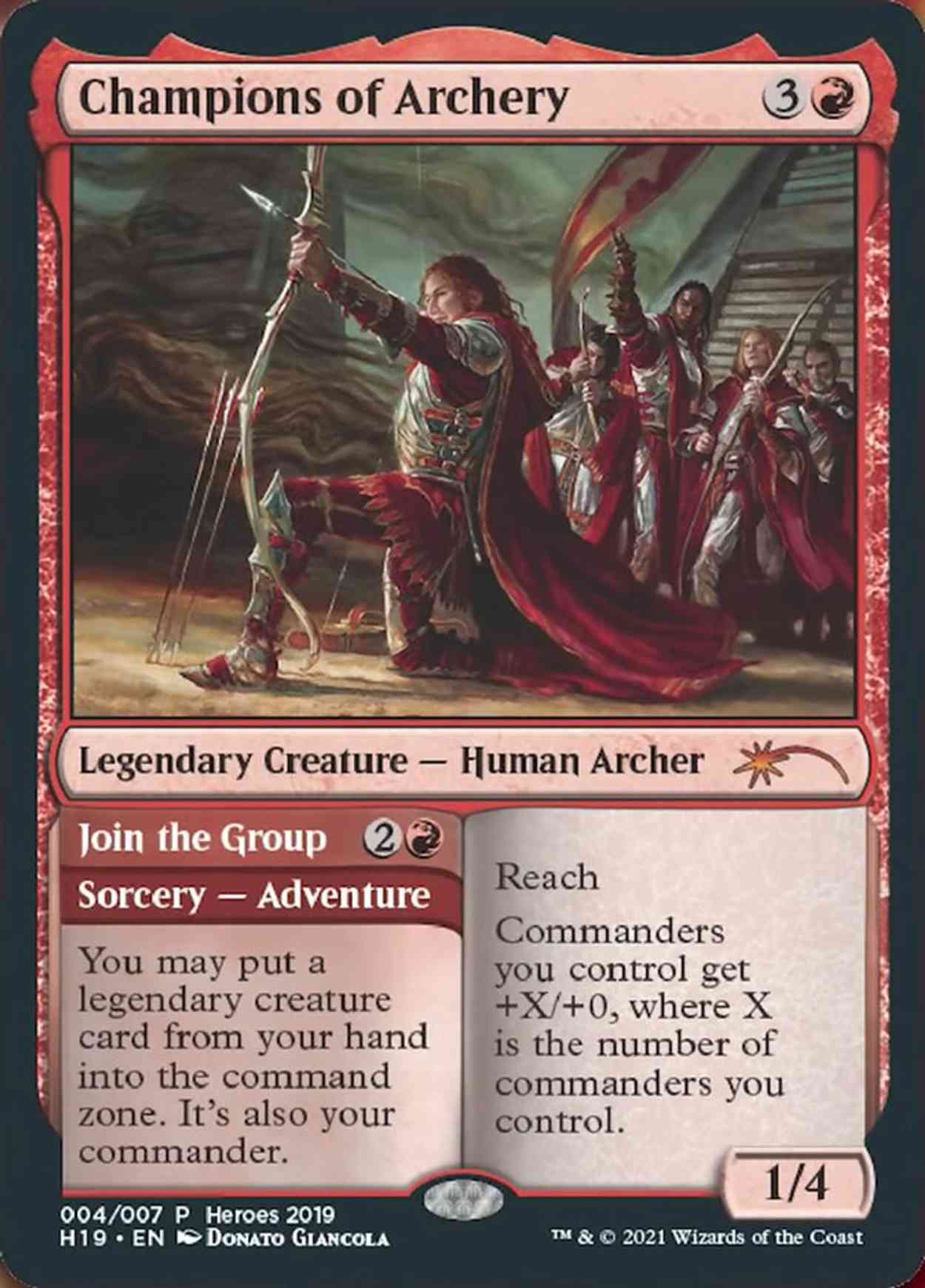 Champions of Archery magic card front