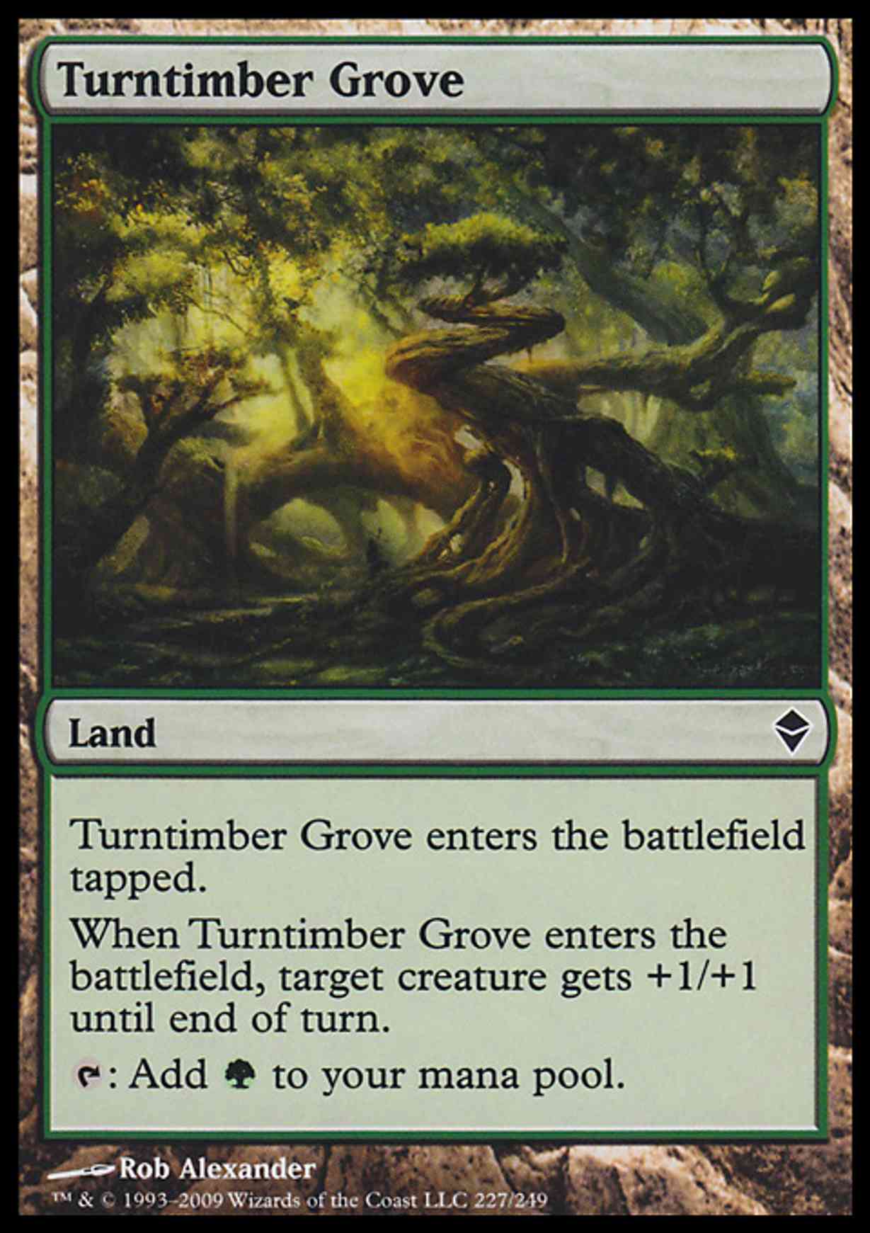Turntimber Grove magic card front