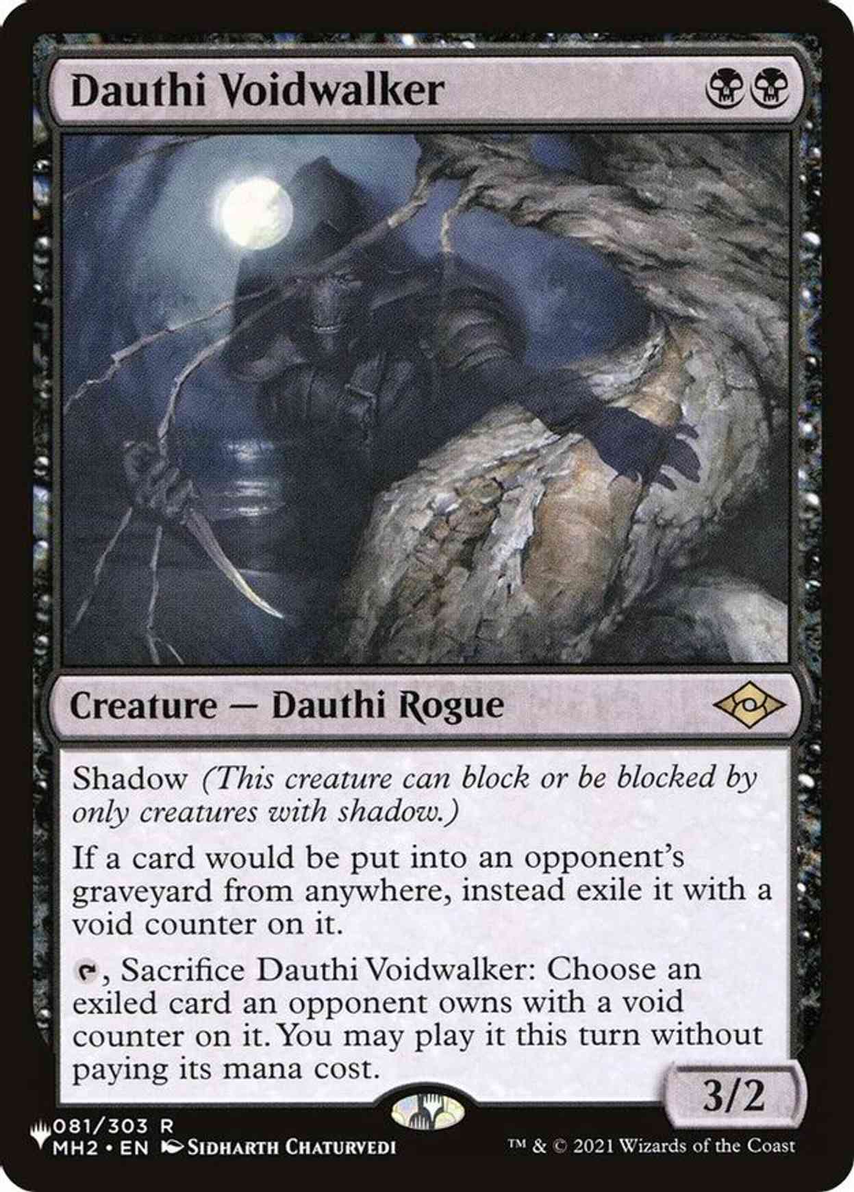 Dauthi Voidwalker magic card front