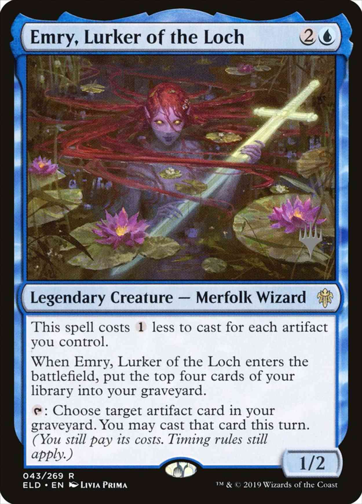 Emry, Lurker of the Loch magic card front