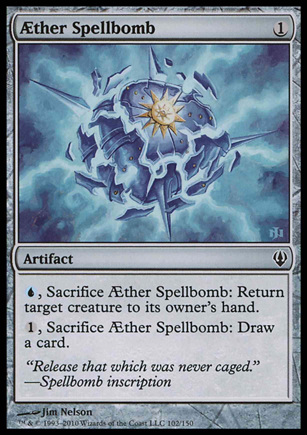 AEther Spellbomb magic card front