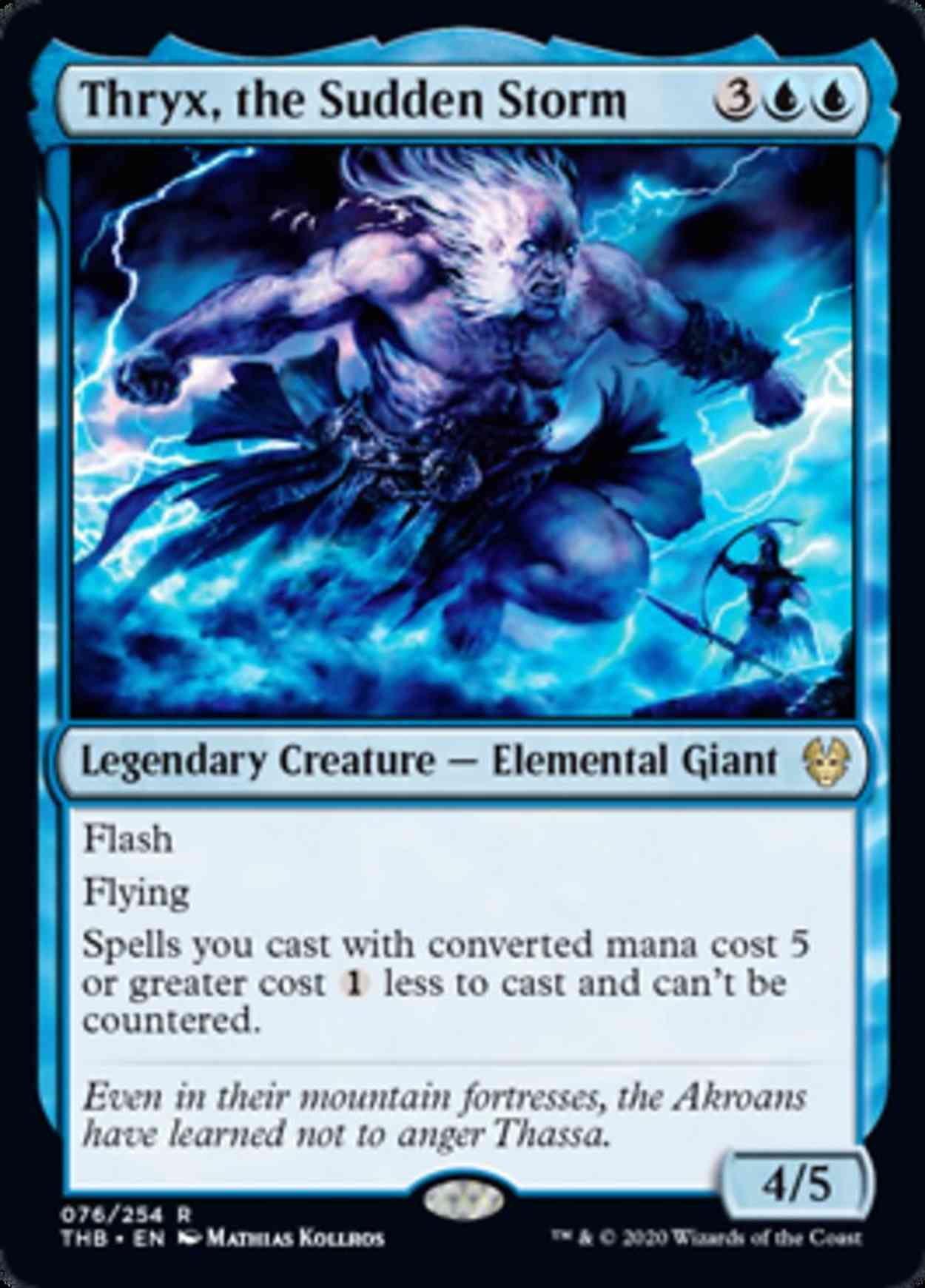 Thryx, the Sudden Storm magic card front
