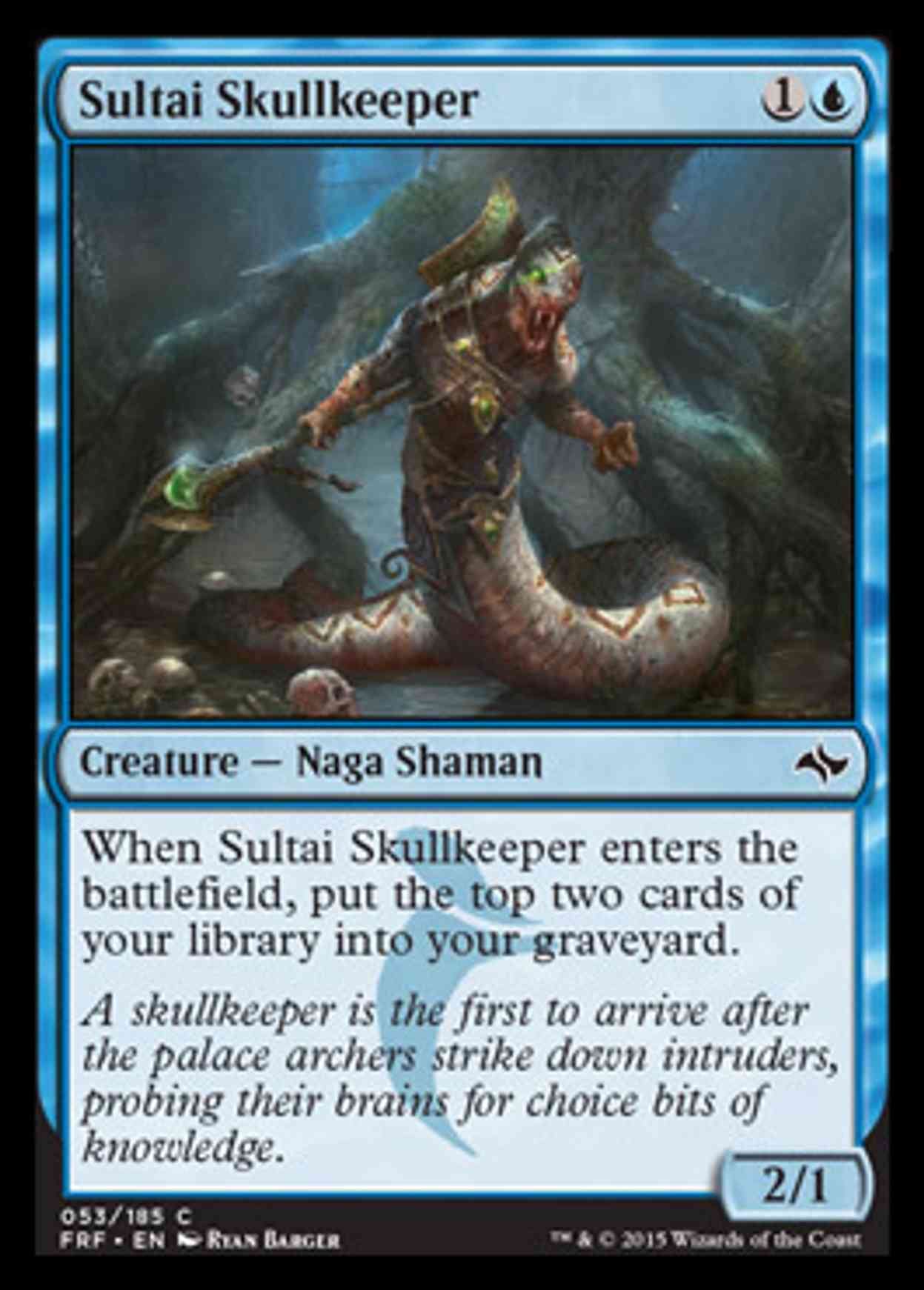 Sultai Skullkeeper magic card front