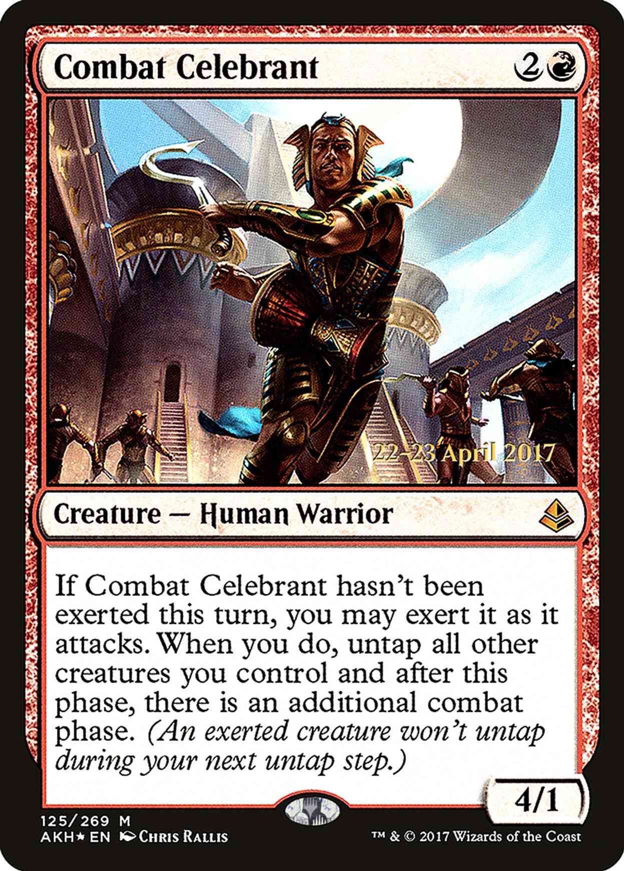 Combat Celebrant magic card front