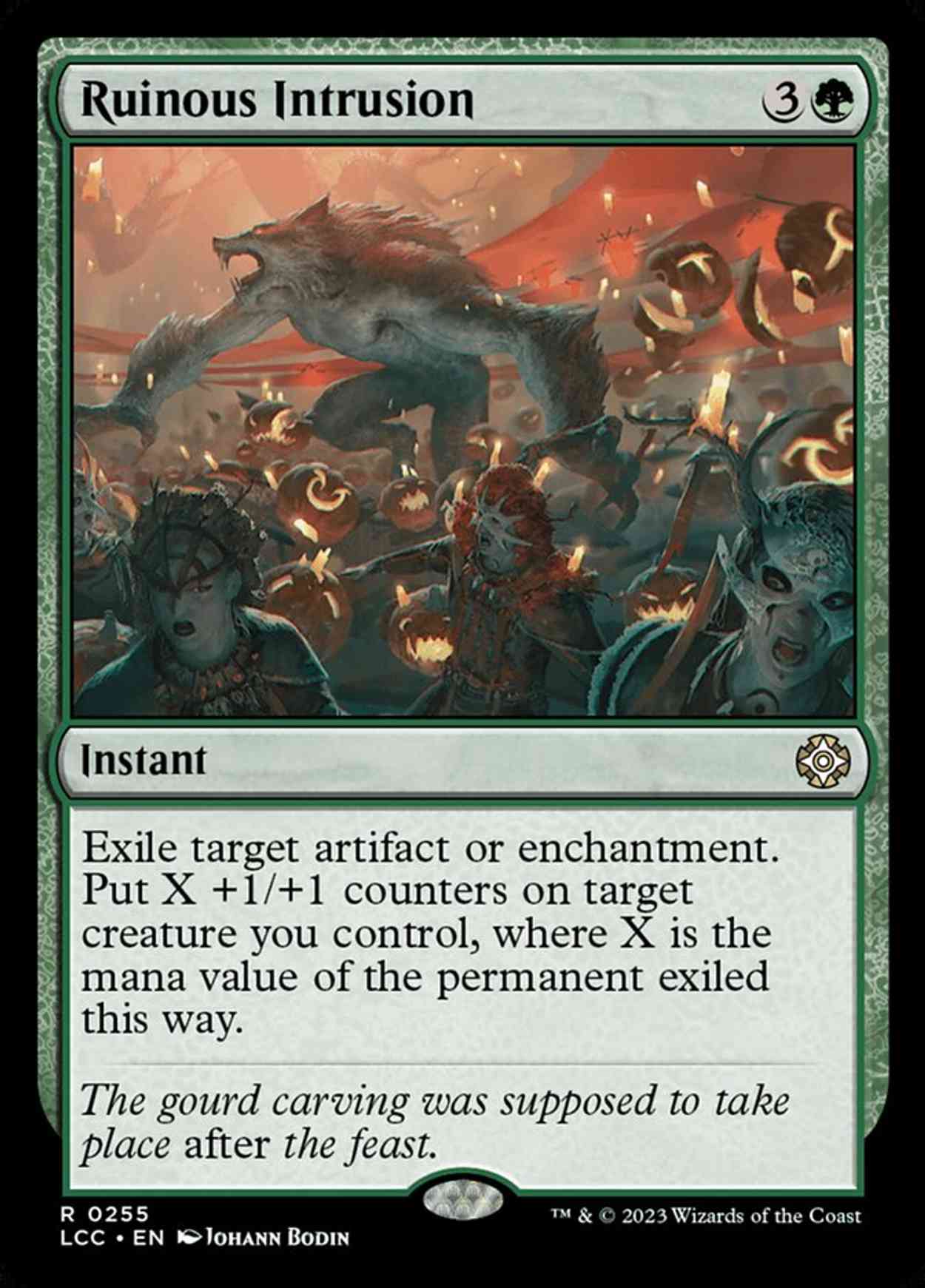 Ruinous Intrusion magic card front