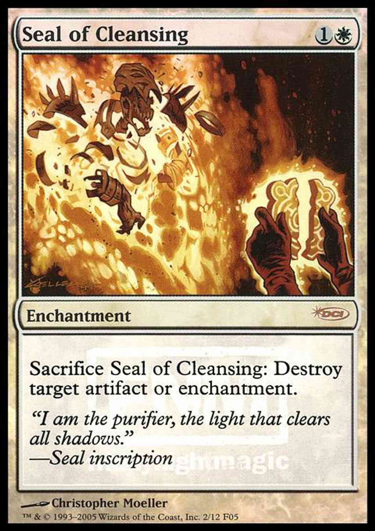 Seal of Cleansing magic card front