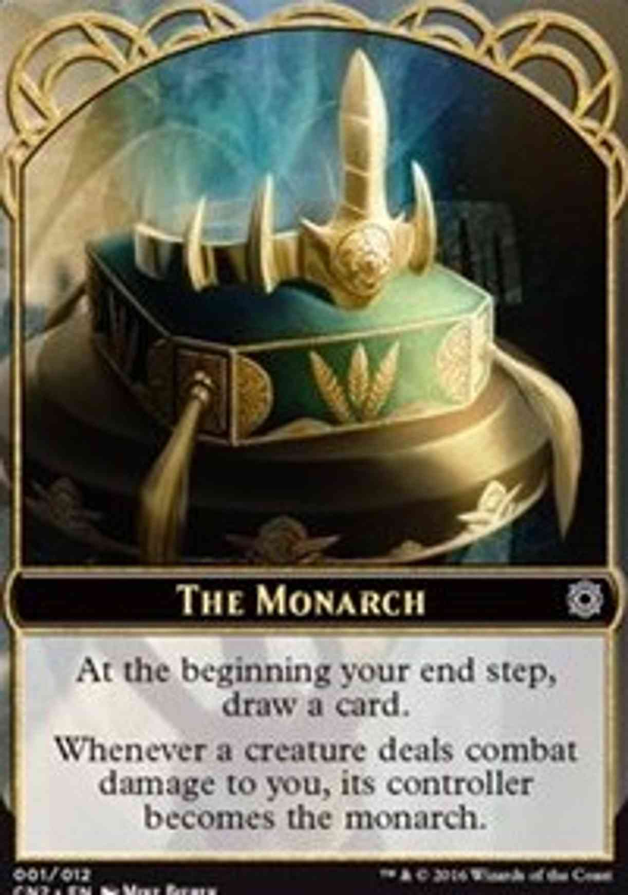 The Monarch Token magic card front