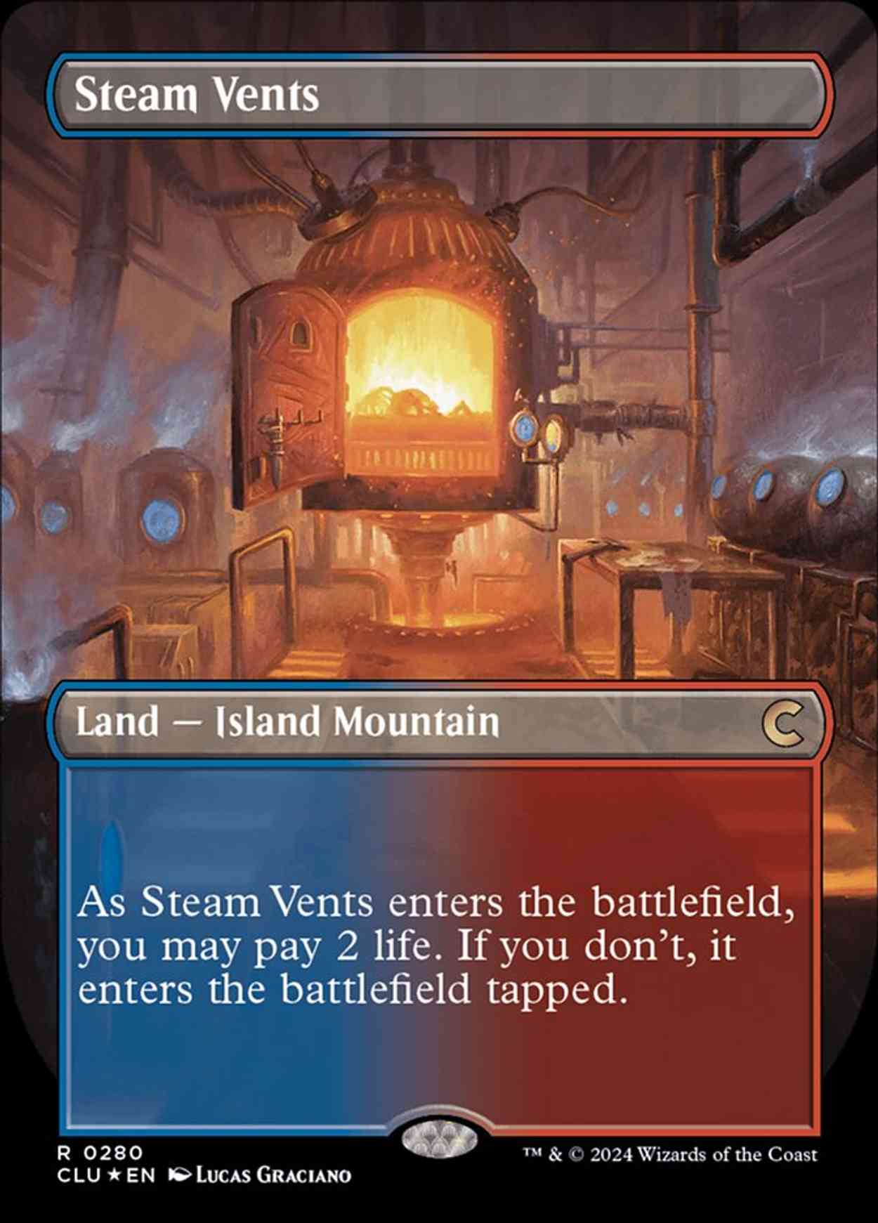 Steam Vents (Borderless) magic card front