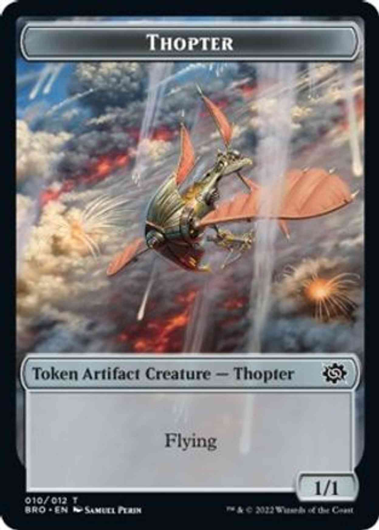 Thopter // Construct (005) Double-sided Token magic card front