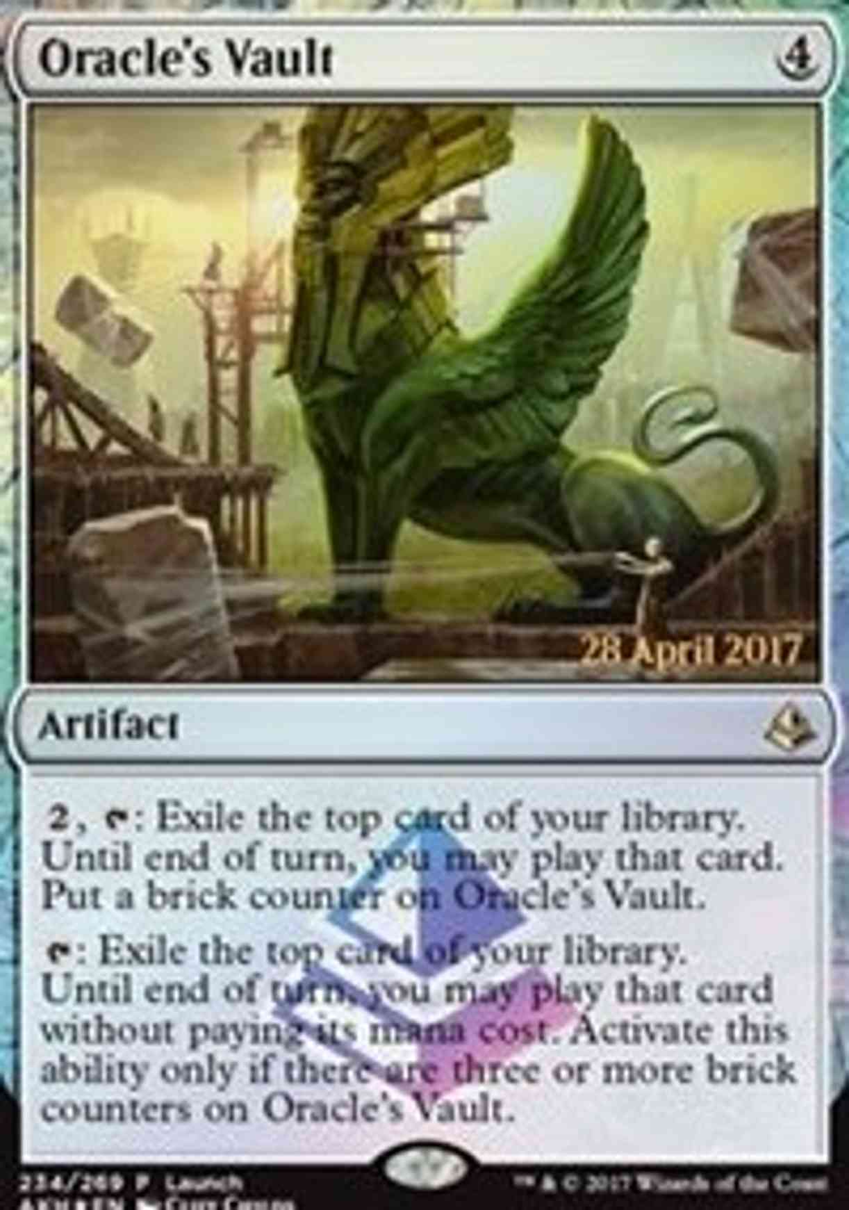 Oracle's Vault magic card front
