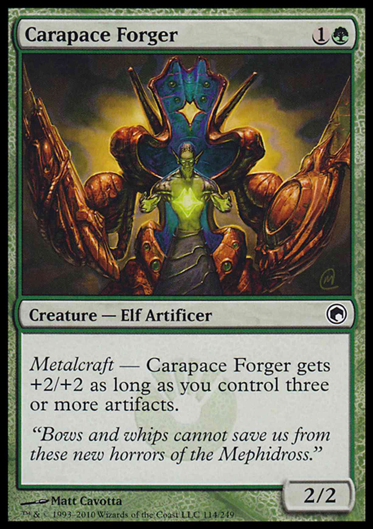 Carapace Forger magic card front