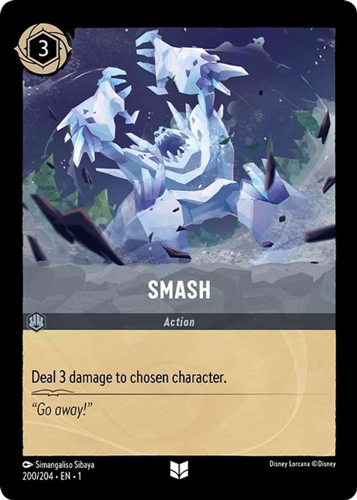 Smash magic card front