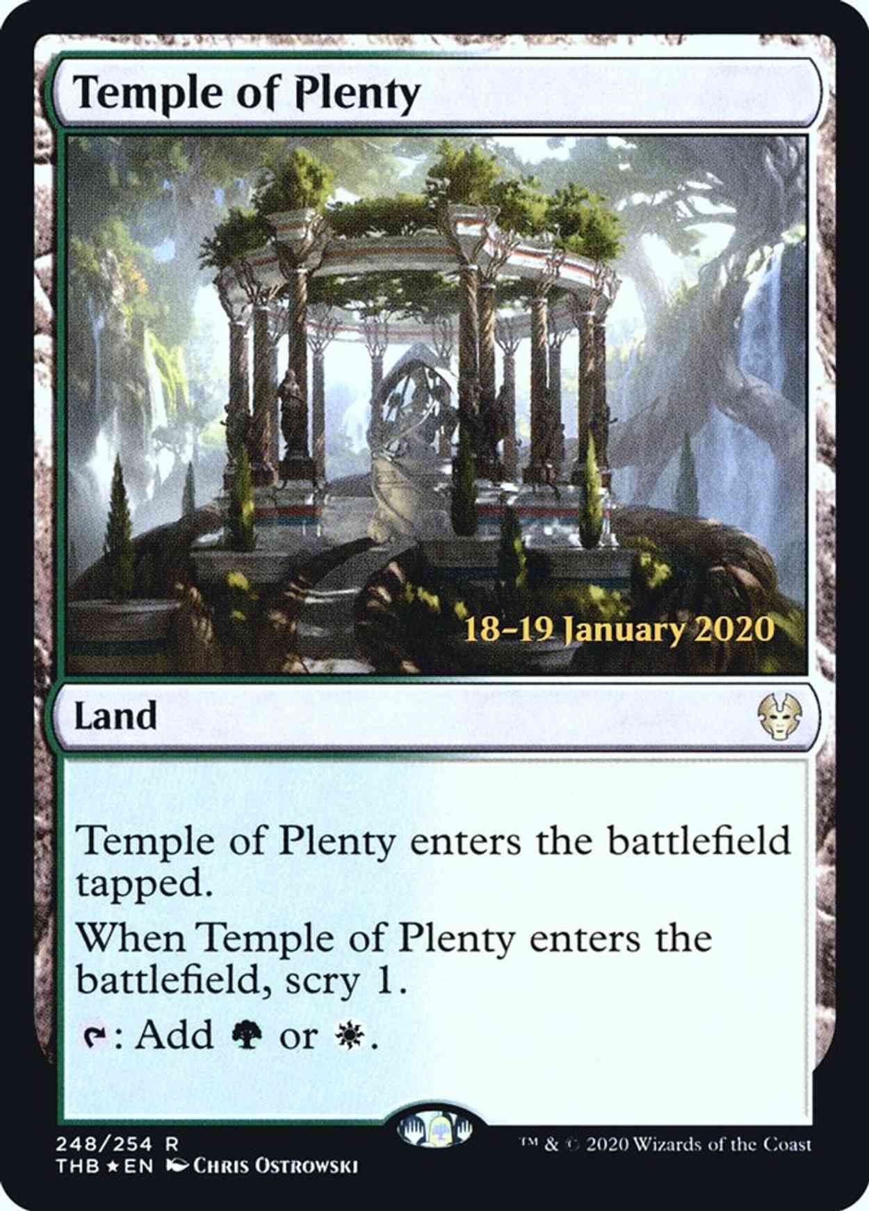 Temple of Plenty magic card front