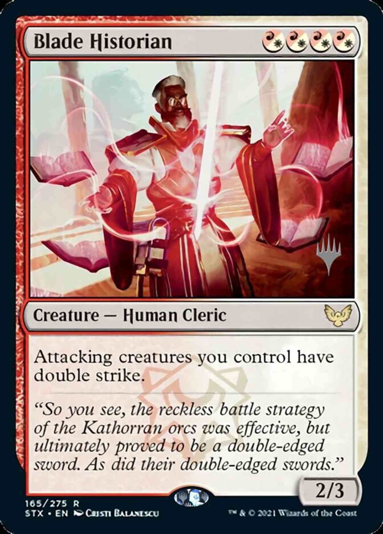 Blade Historian magic card front