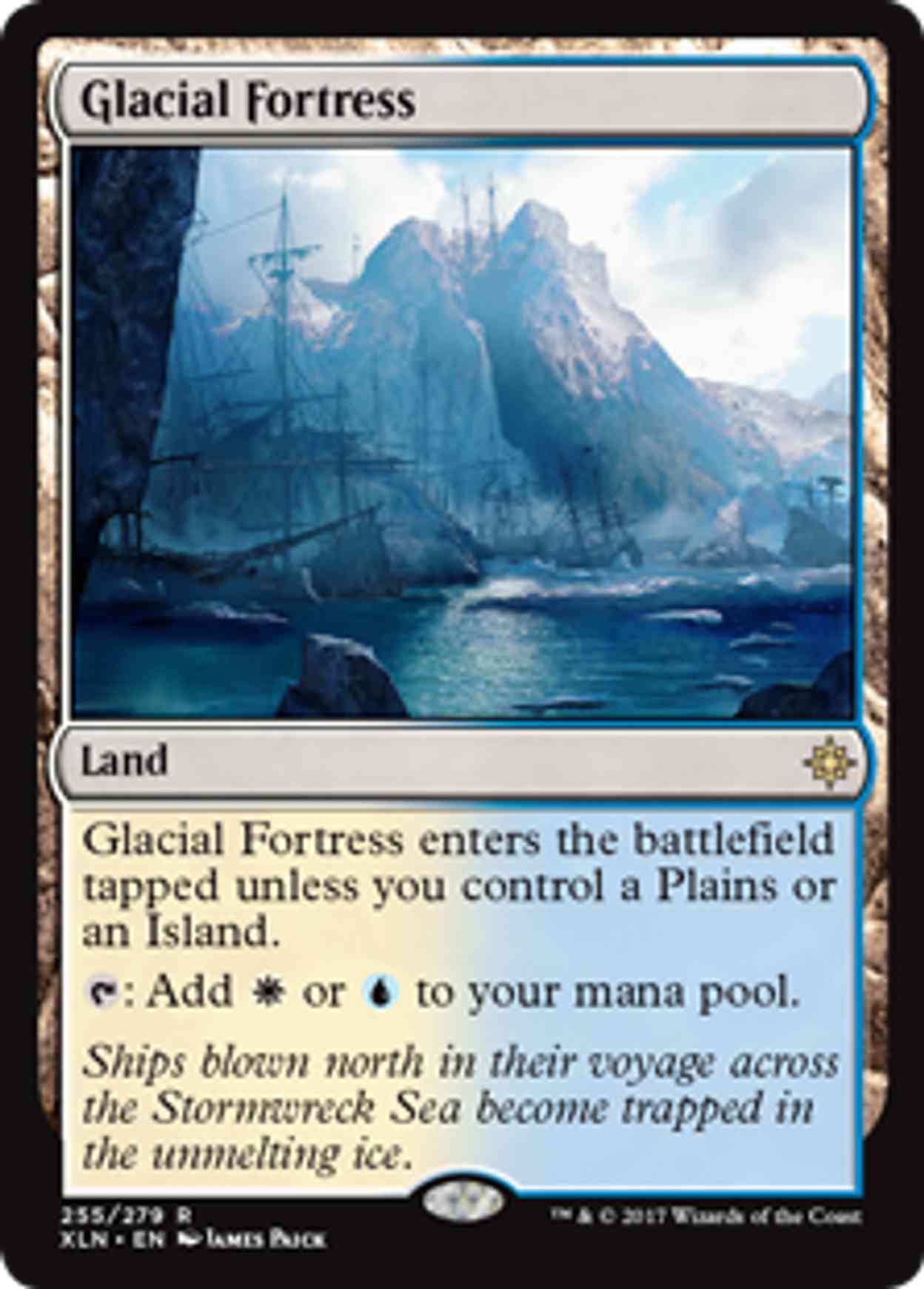 Glacial Fortress magic card front