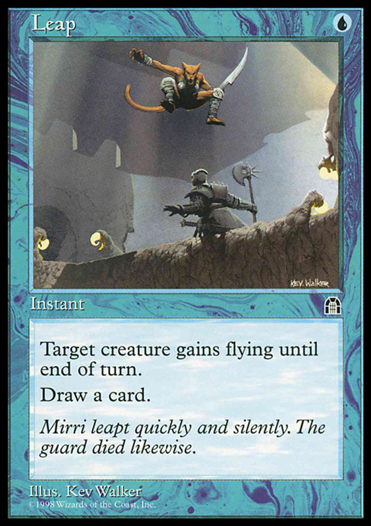 Leap magic card front