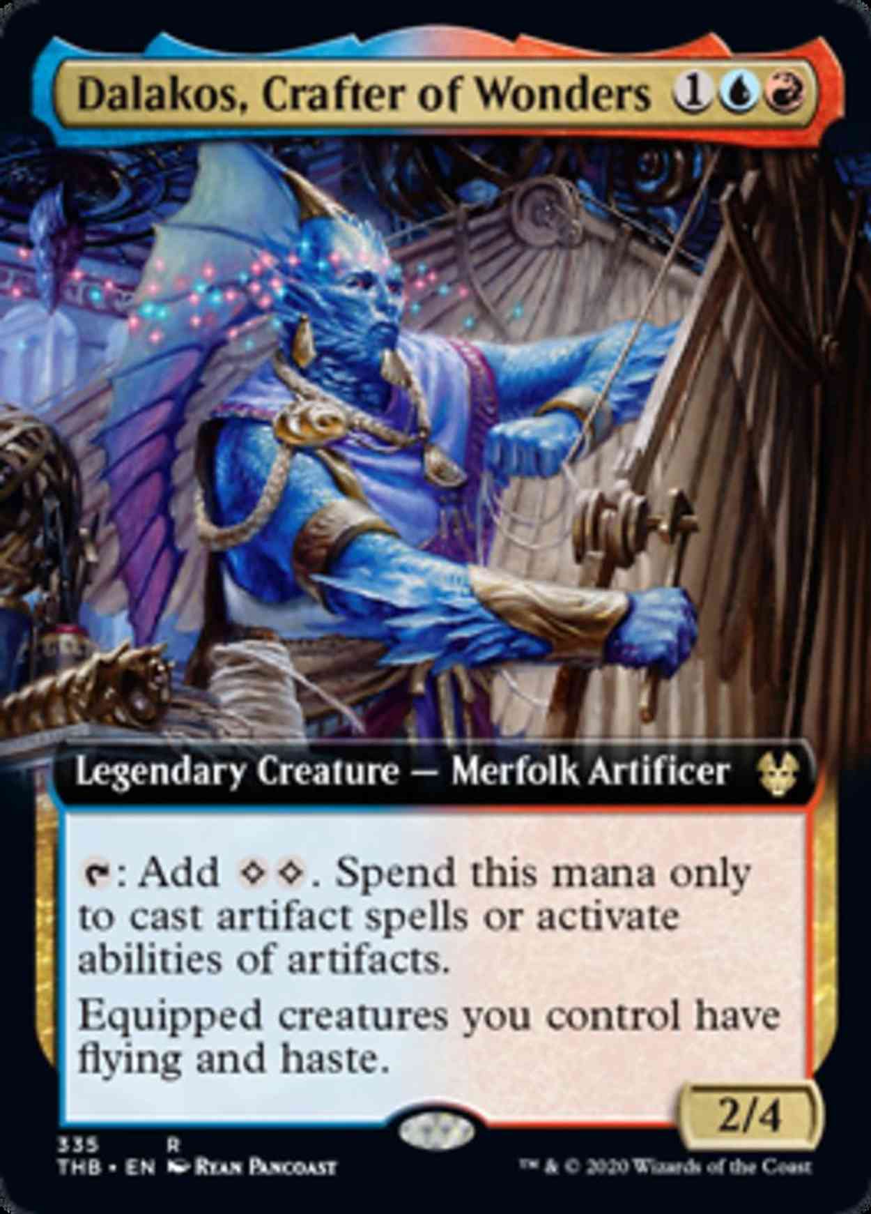 Dalakos, Crafter of Wonders (Extended Art) magic card front