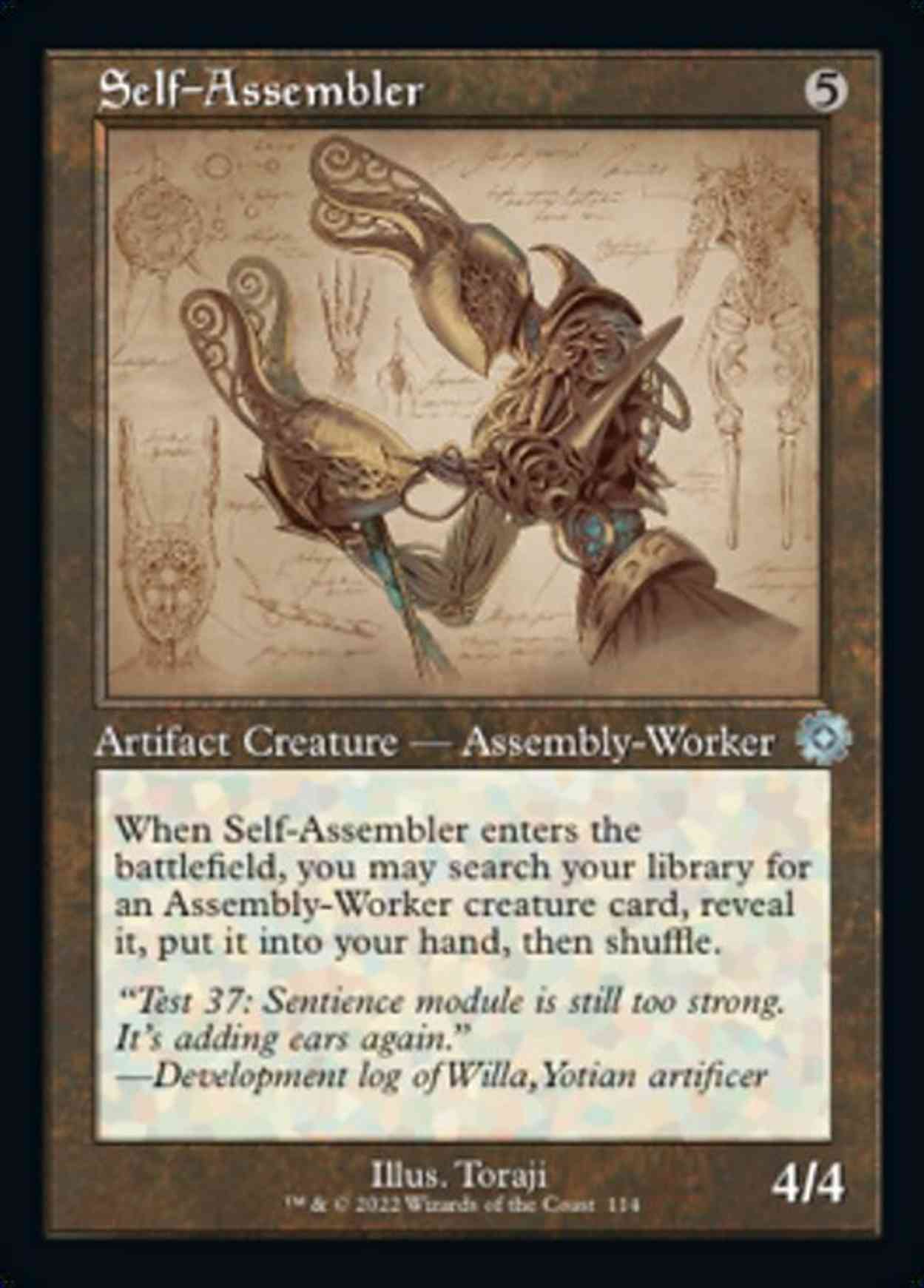 Self-Assembler (Schematic) magic card front