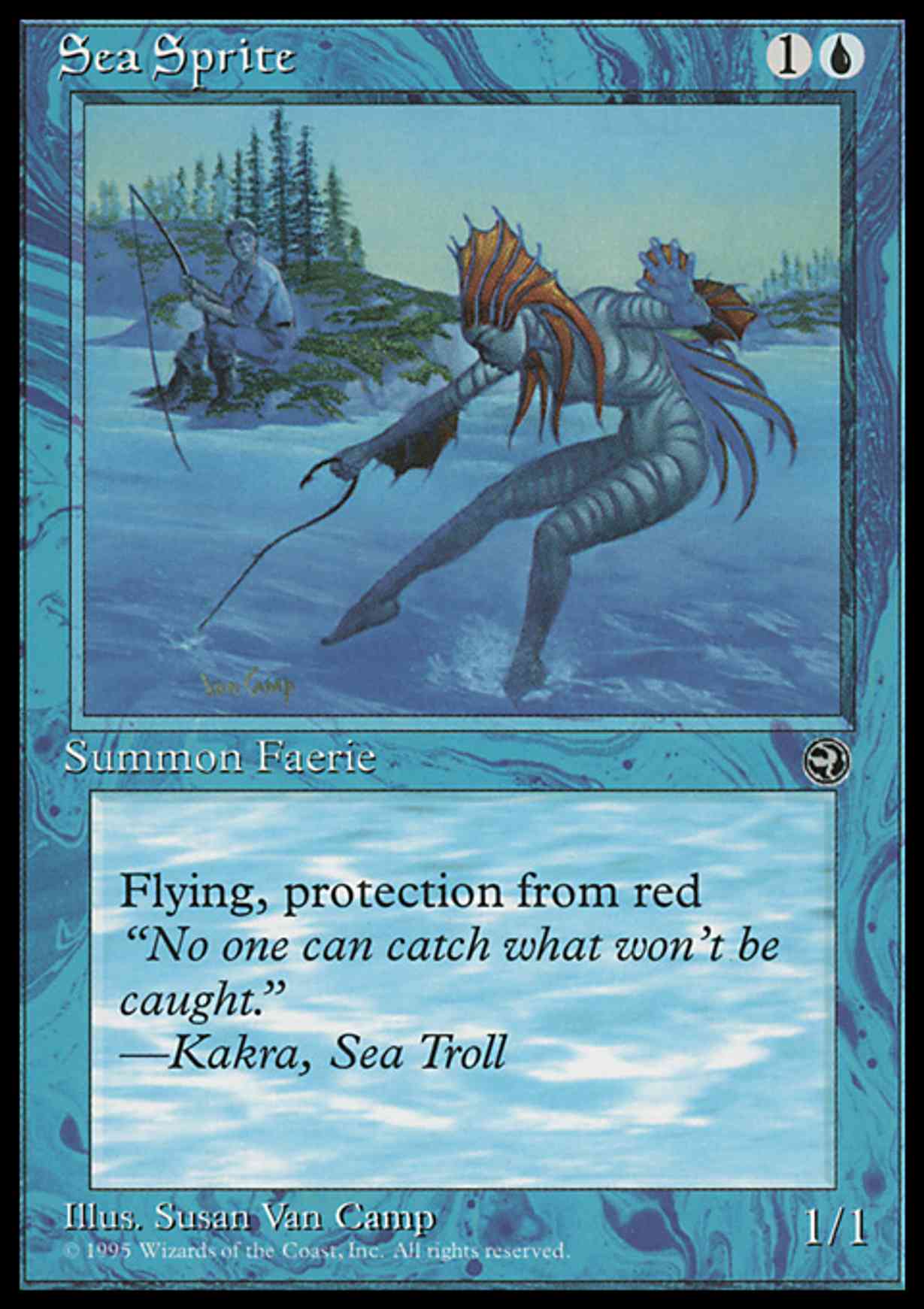 Sea Sprite magic card front