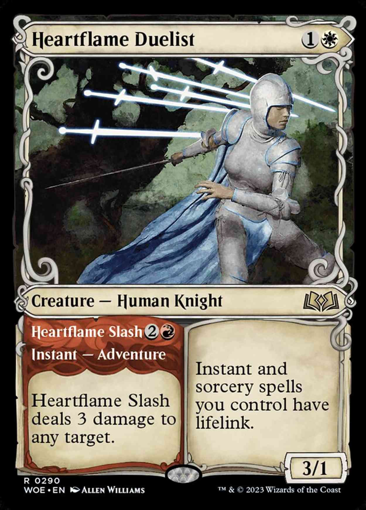 Heartflame Duelist (Showcase) magic card front