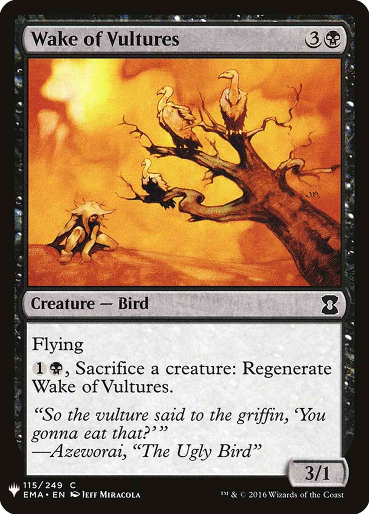 Wake of Vultures magic card front