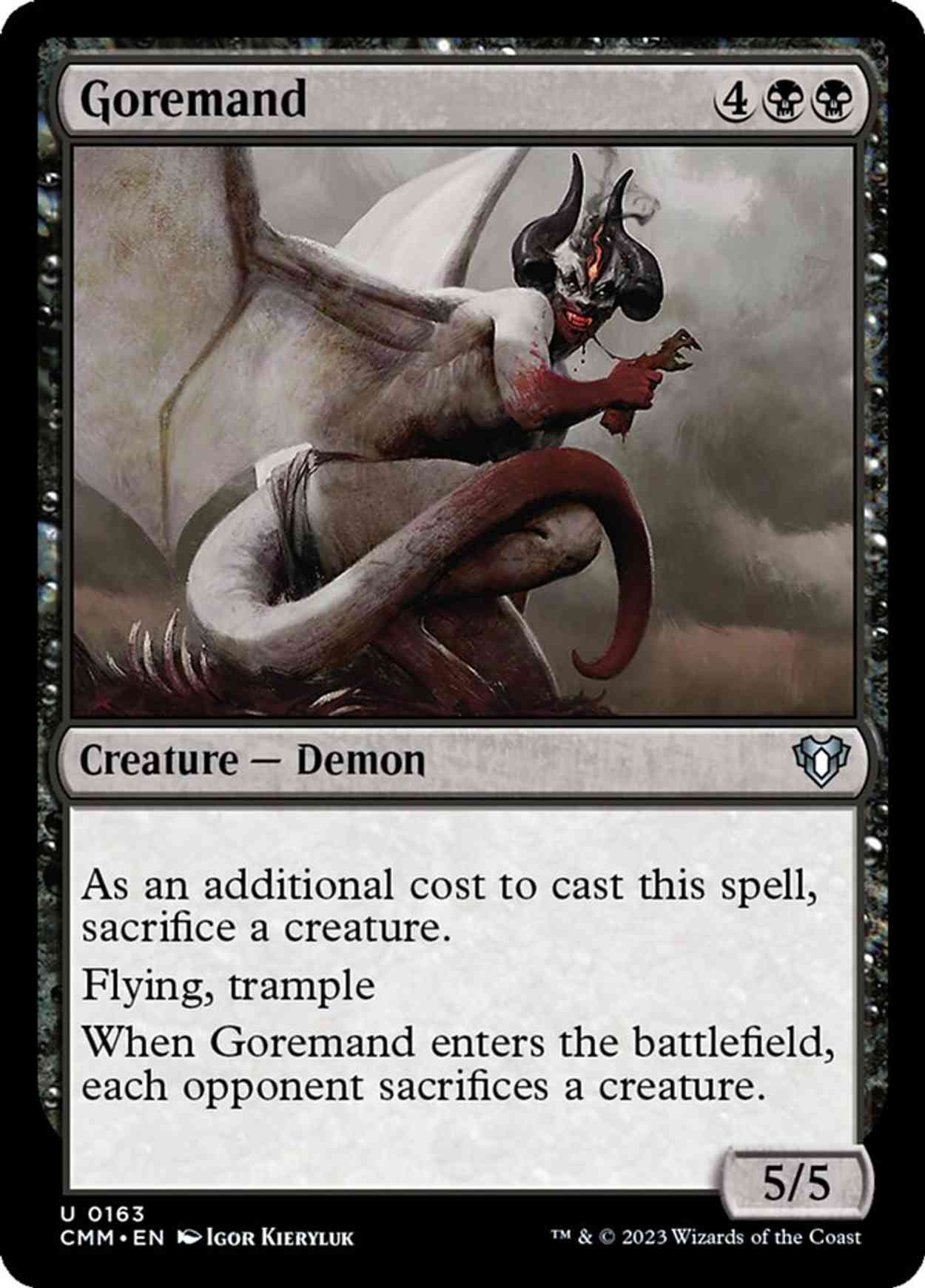 Goremand magic card front