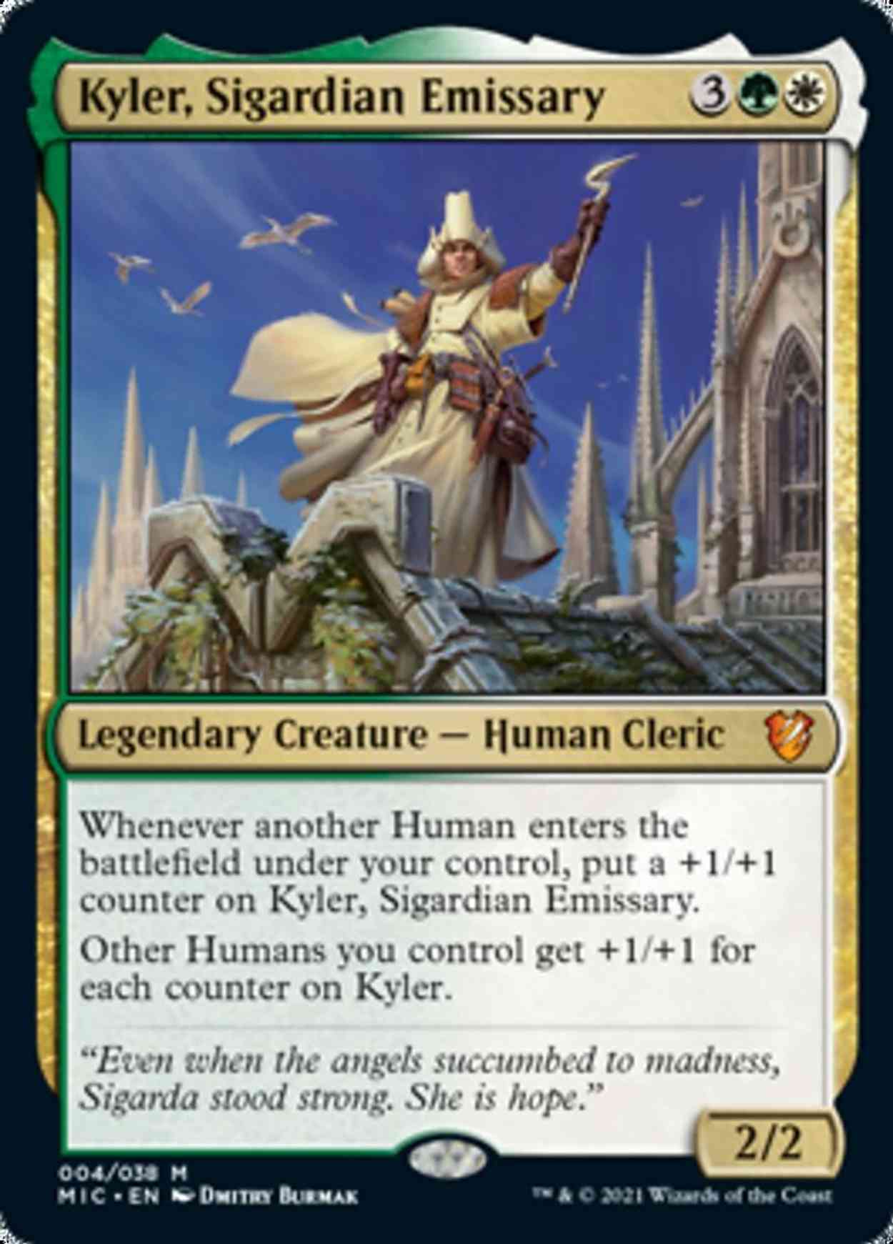 Kyler, Sigardian Emissary magic card front