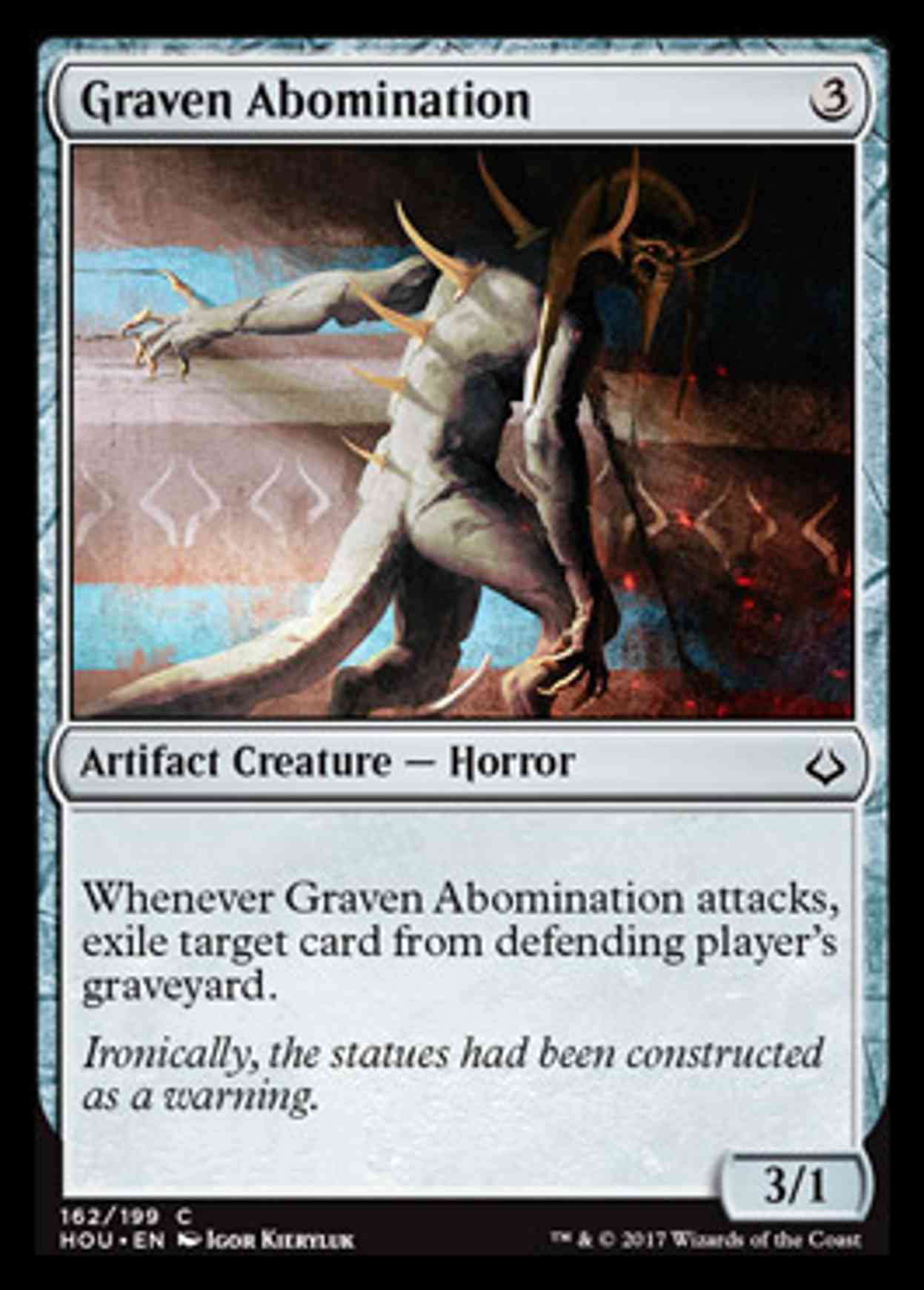 Graven Abomination magic card front