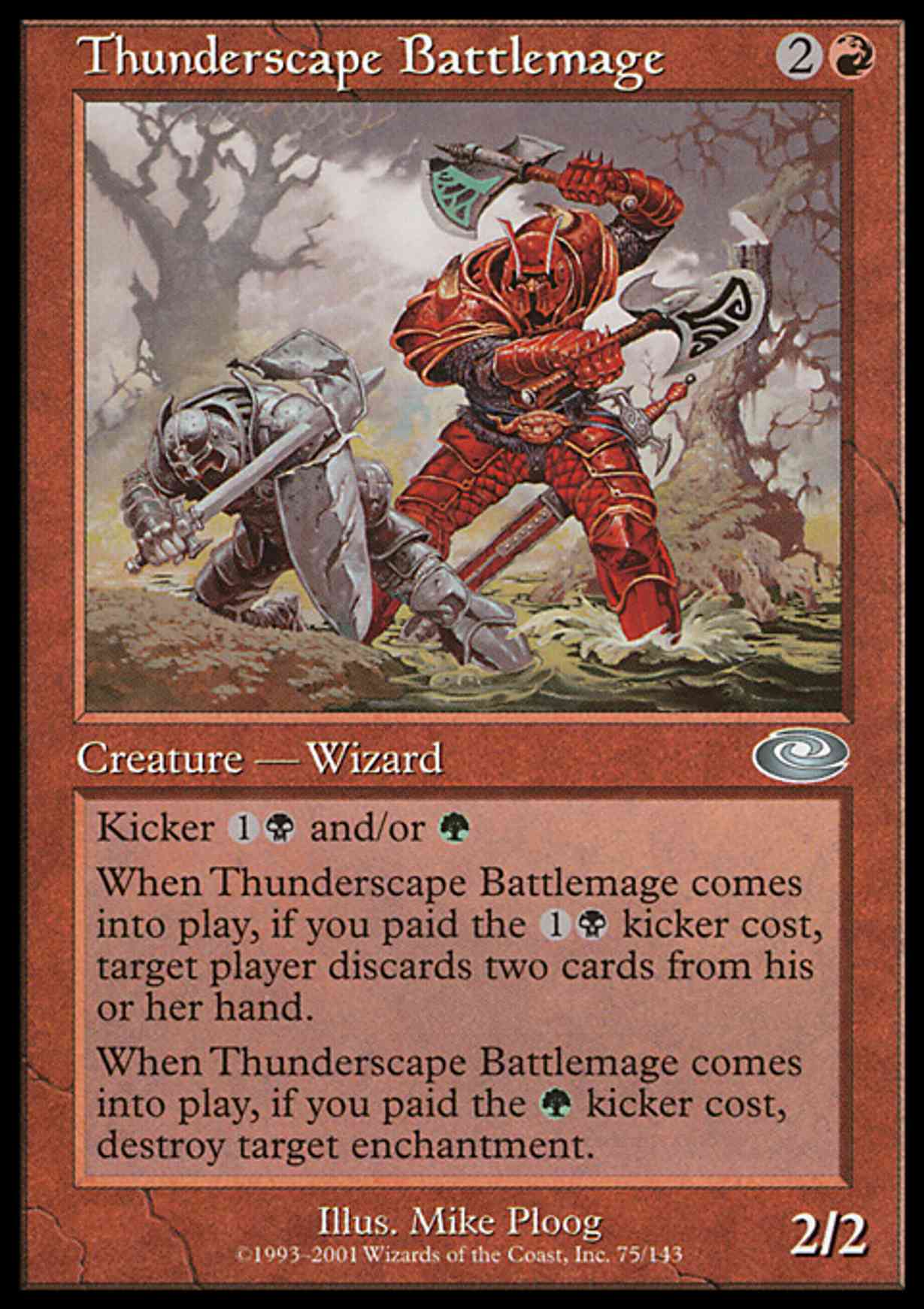 Thunderscape Battlemage magic card front