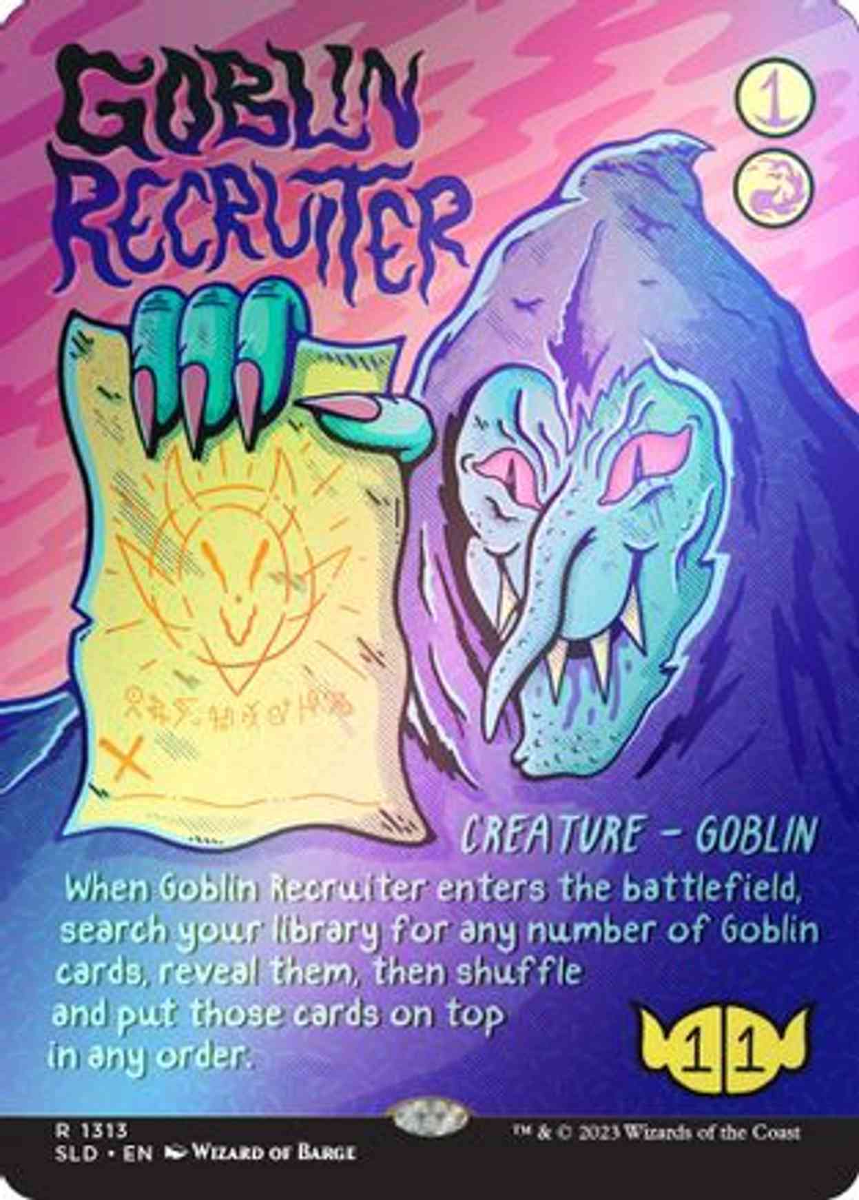 Goblin Recruiter (Rainbow Foil) magic card front