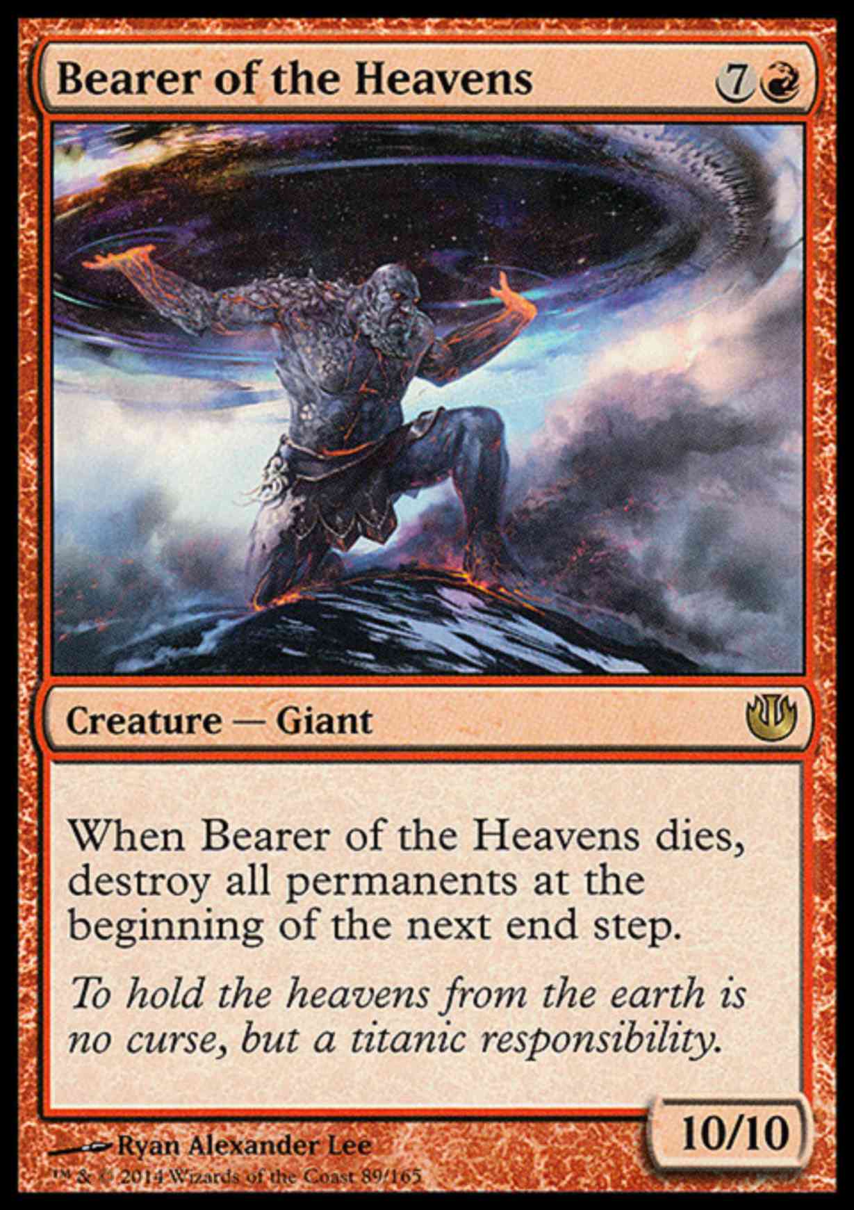 Bearer of the Heavens magic card front