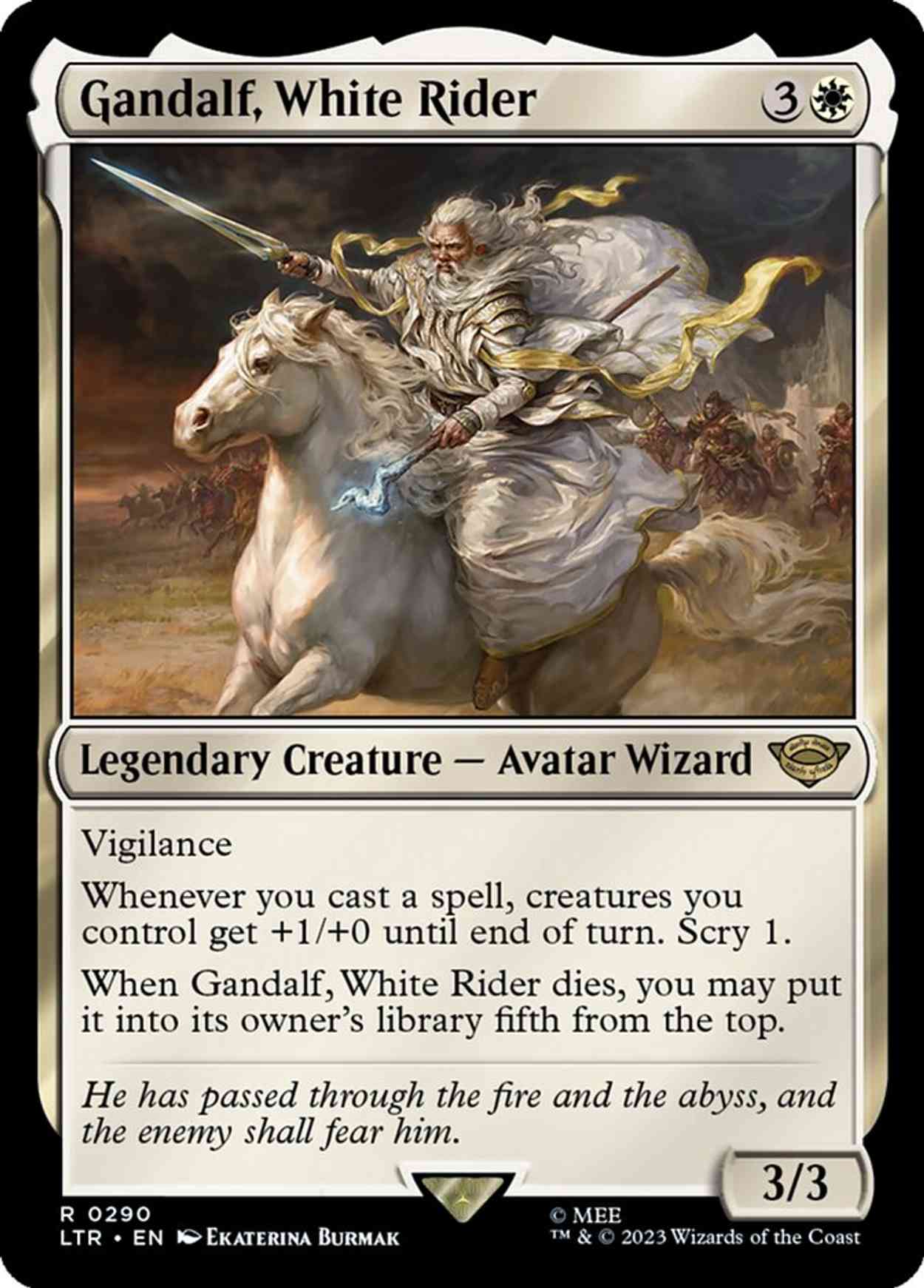 Gandalf, White Rider magic card front