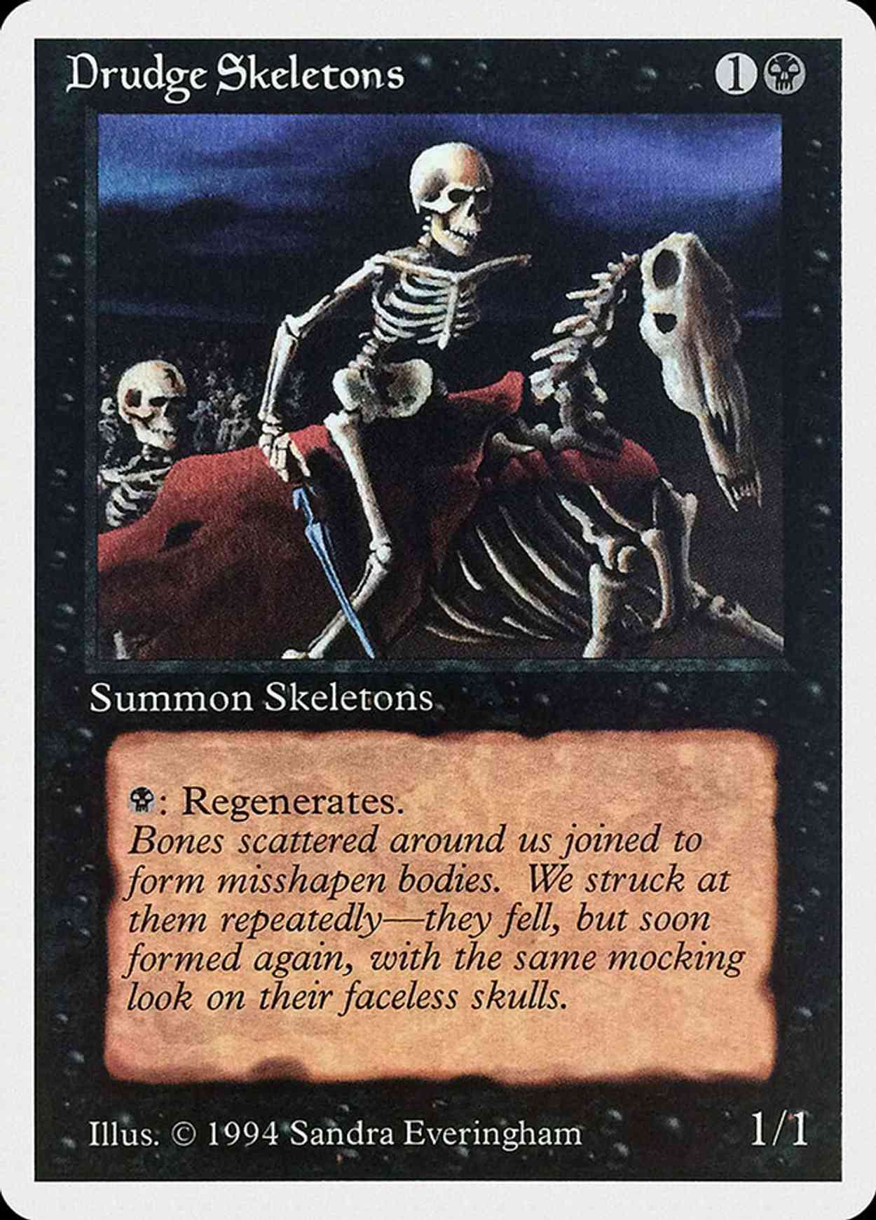 Drudge Skeletons magic card front