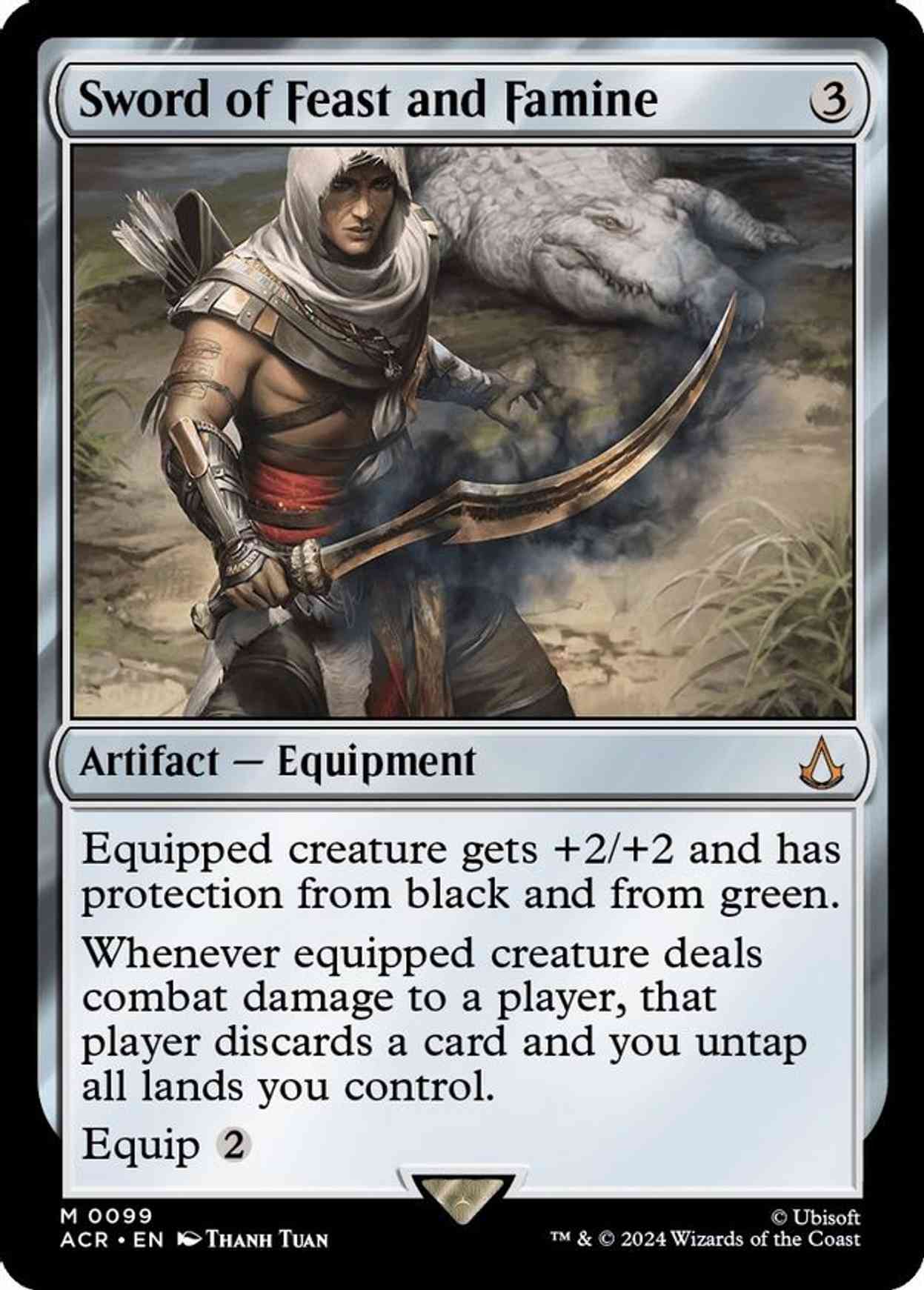 Sword of Feast and Famine magic card front