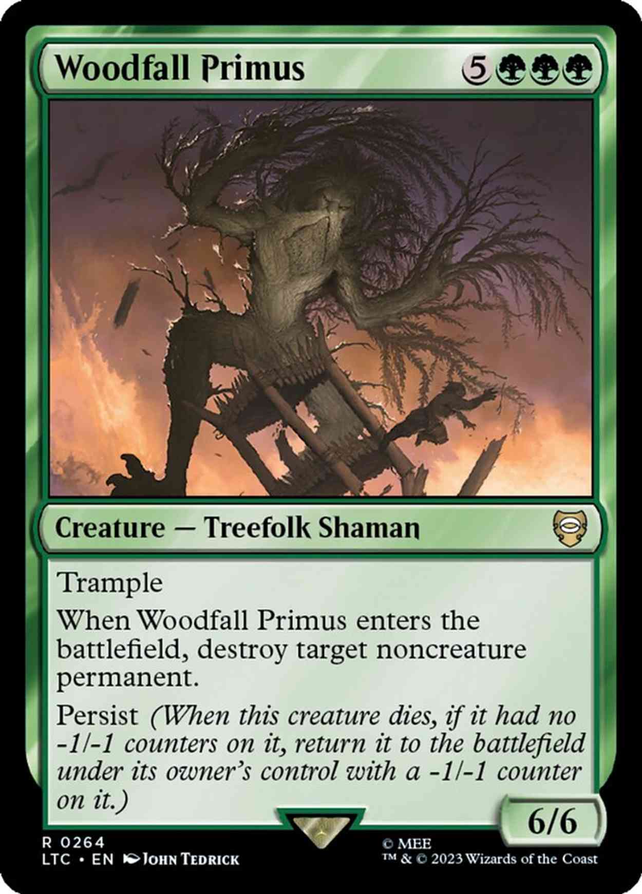 Woodfall Primus magic card front