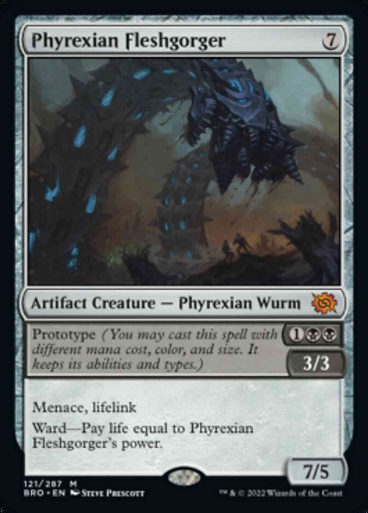 Phyrexian Fleshgorger magic card front