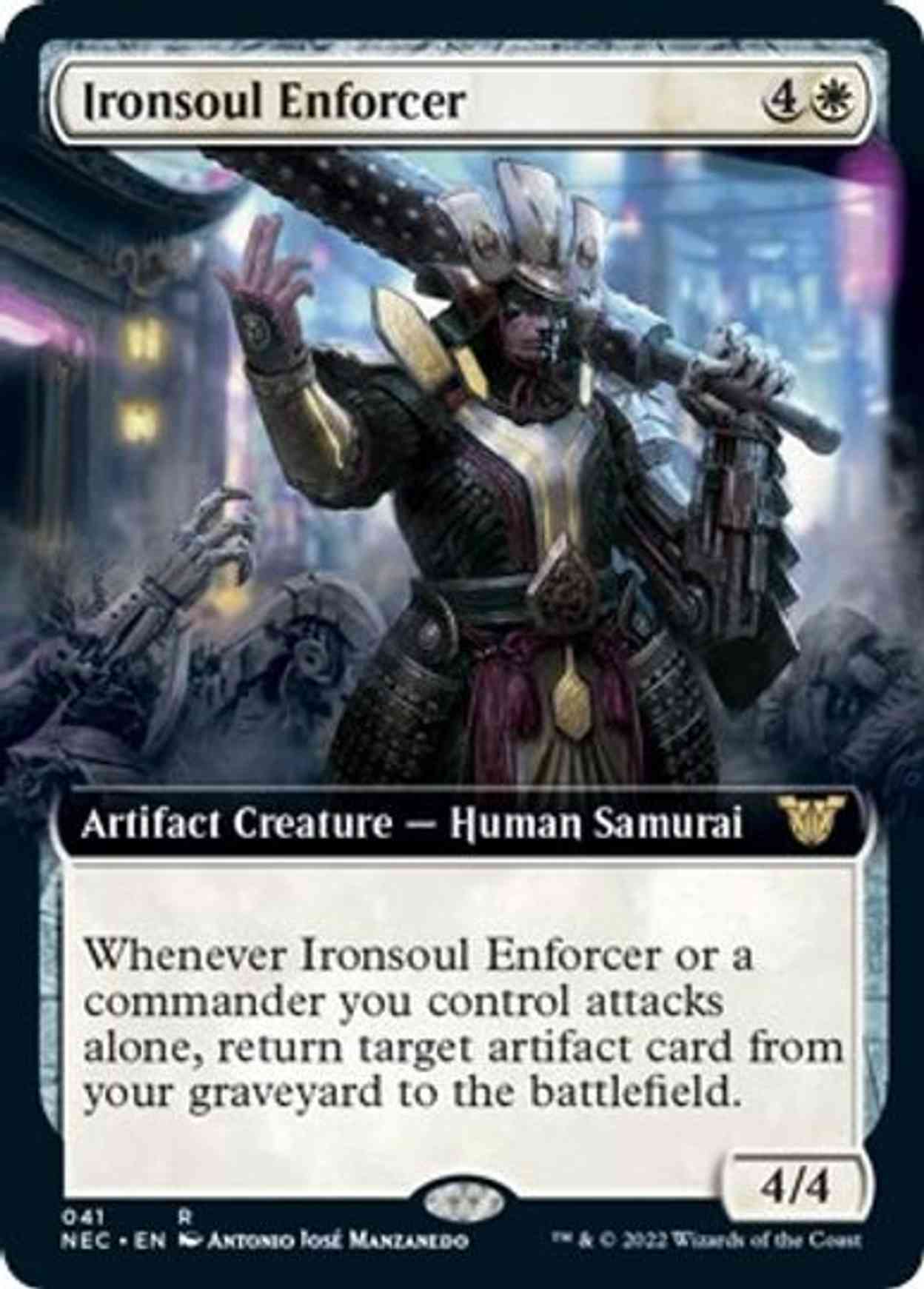 Ironsoul Enforcer (Extended Art) magic card front