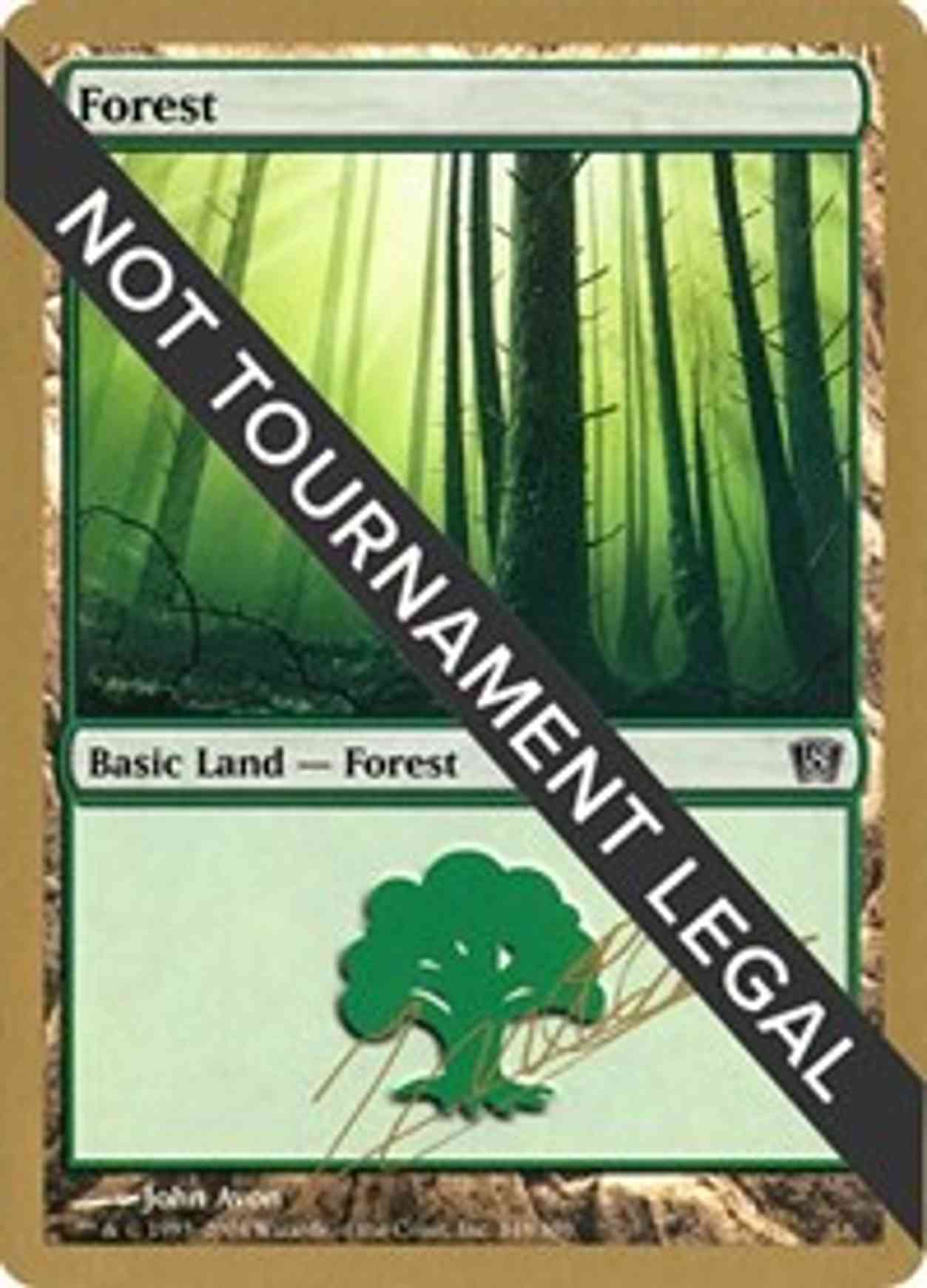 Forest (348) - 2004 Julien Nuijten (8ED) magic card front