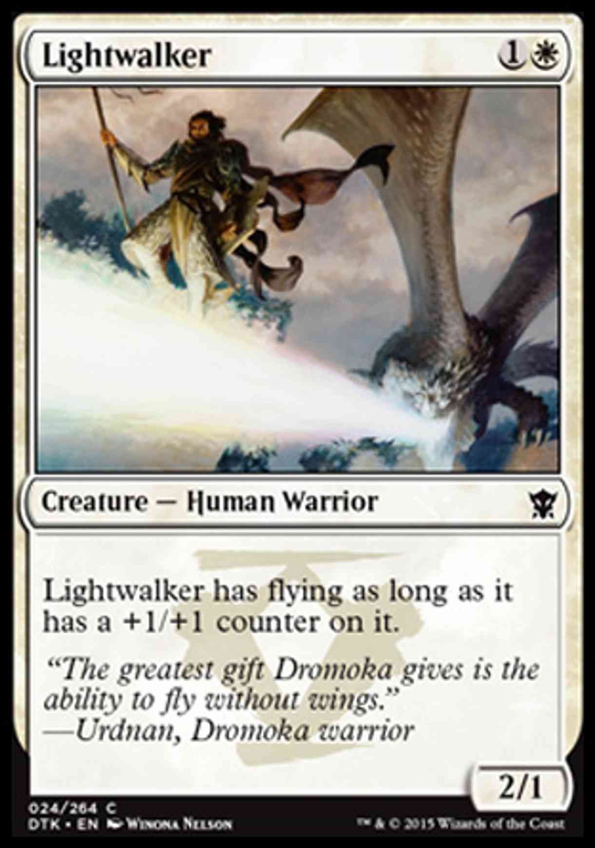 Lightwalker magic card front