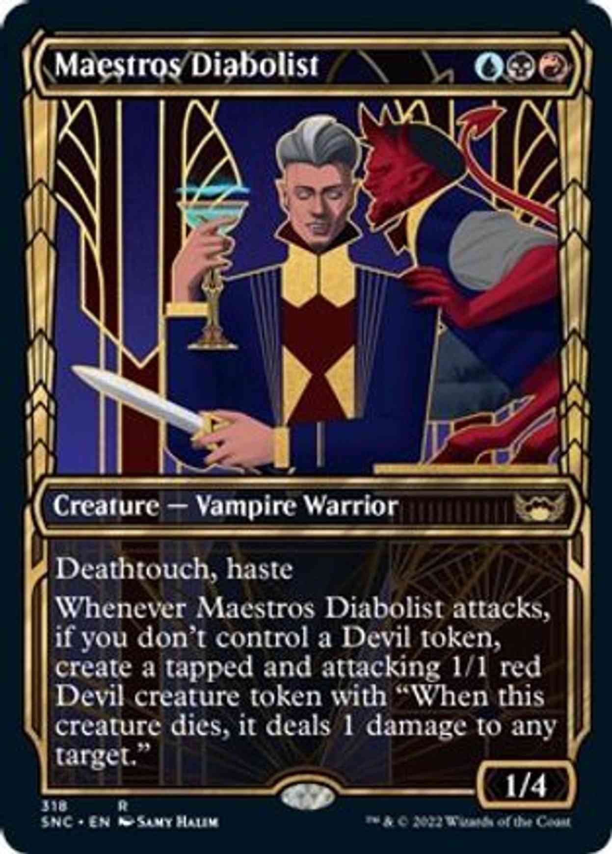 Maestros Diabolist (Showcase) magic card front