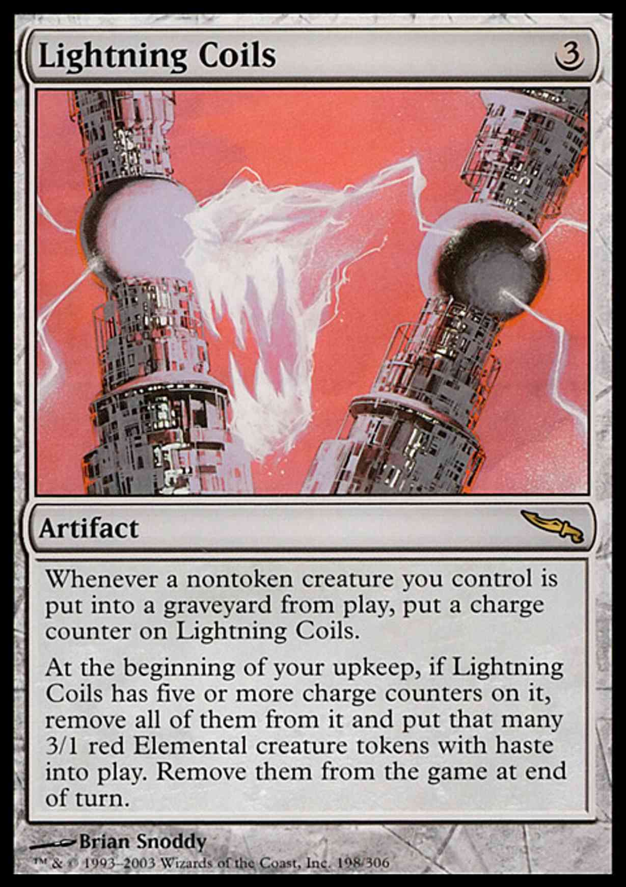 Lightning Coils magic card front