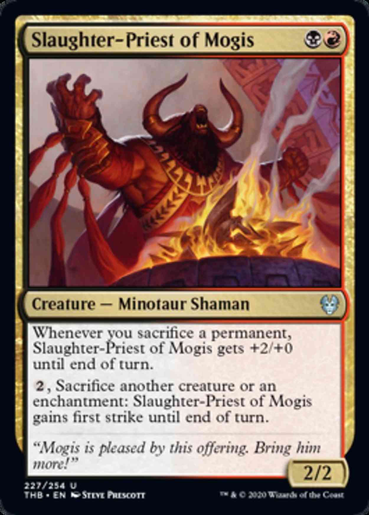 Slaughter-Priest of Mogis magic card front