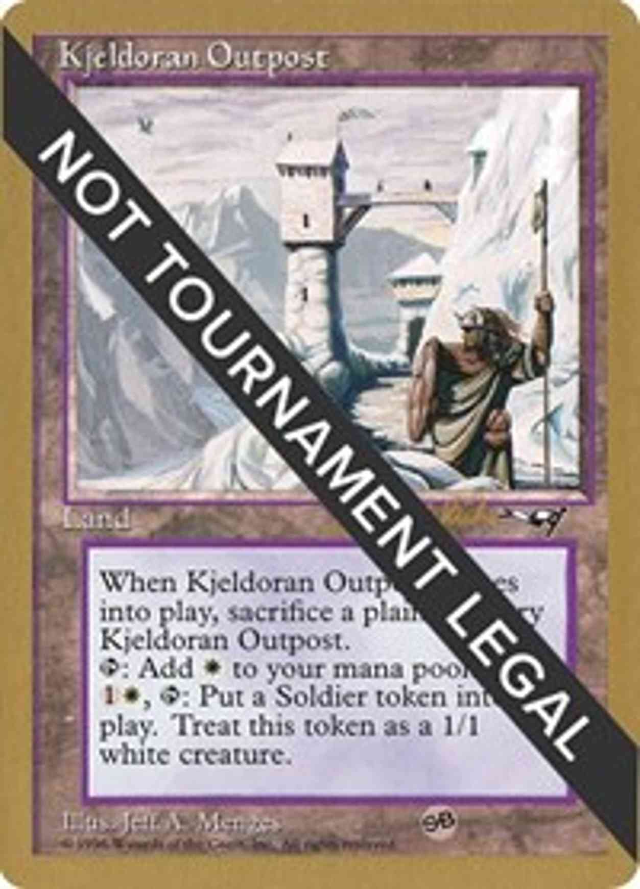 Kjeldoran Outpost - 1997 Janosch Kuhn (ALL) magic card front