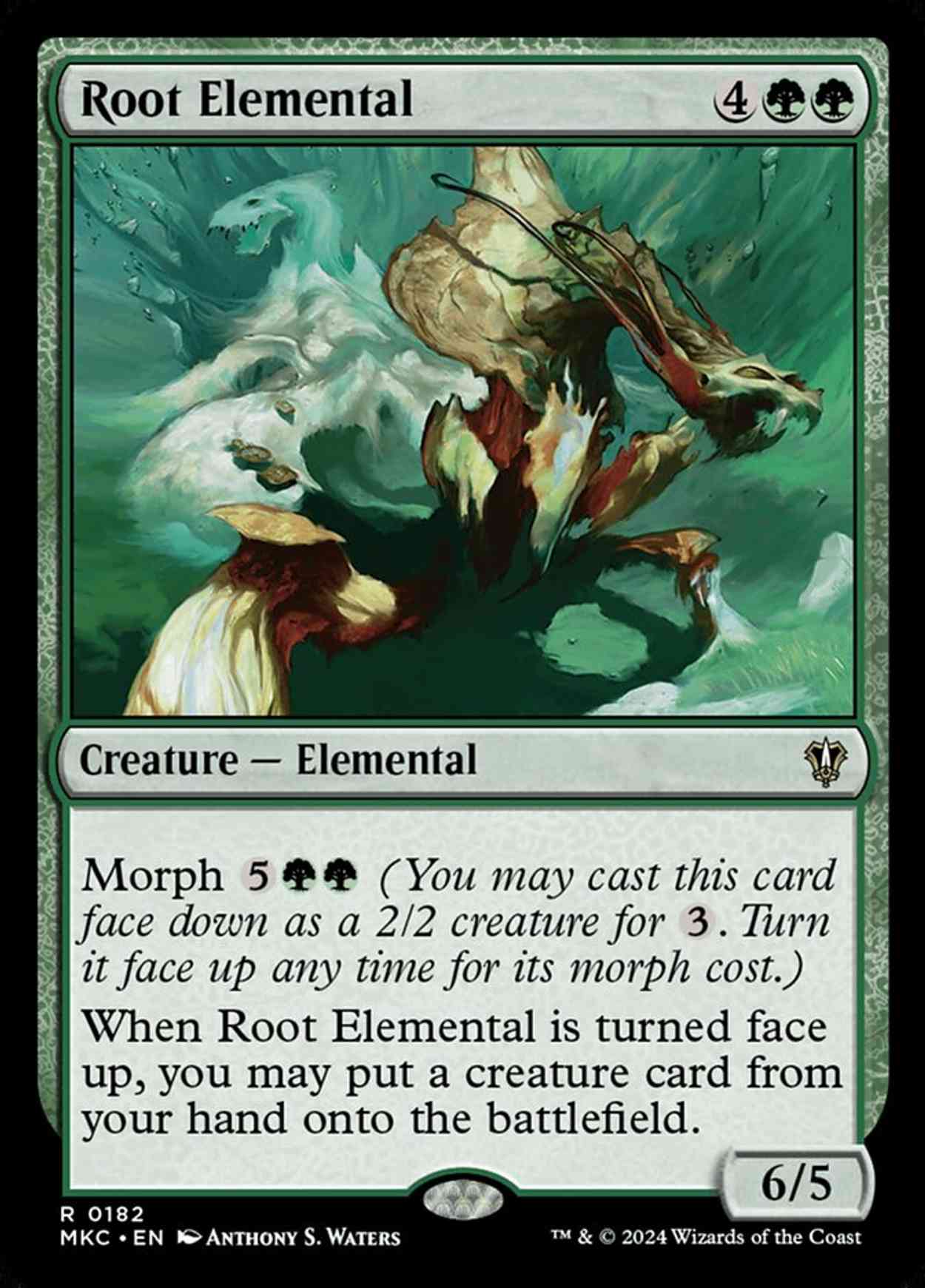 Root Elemental magic card front