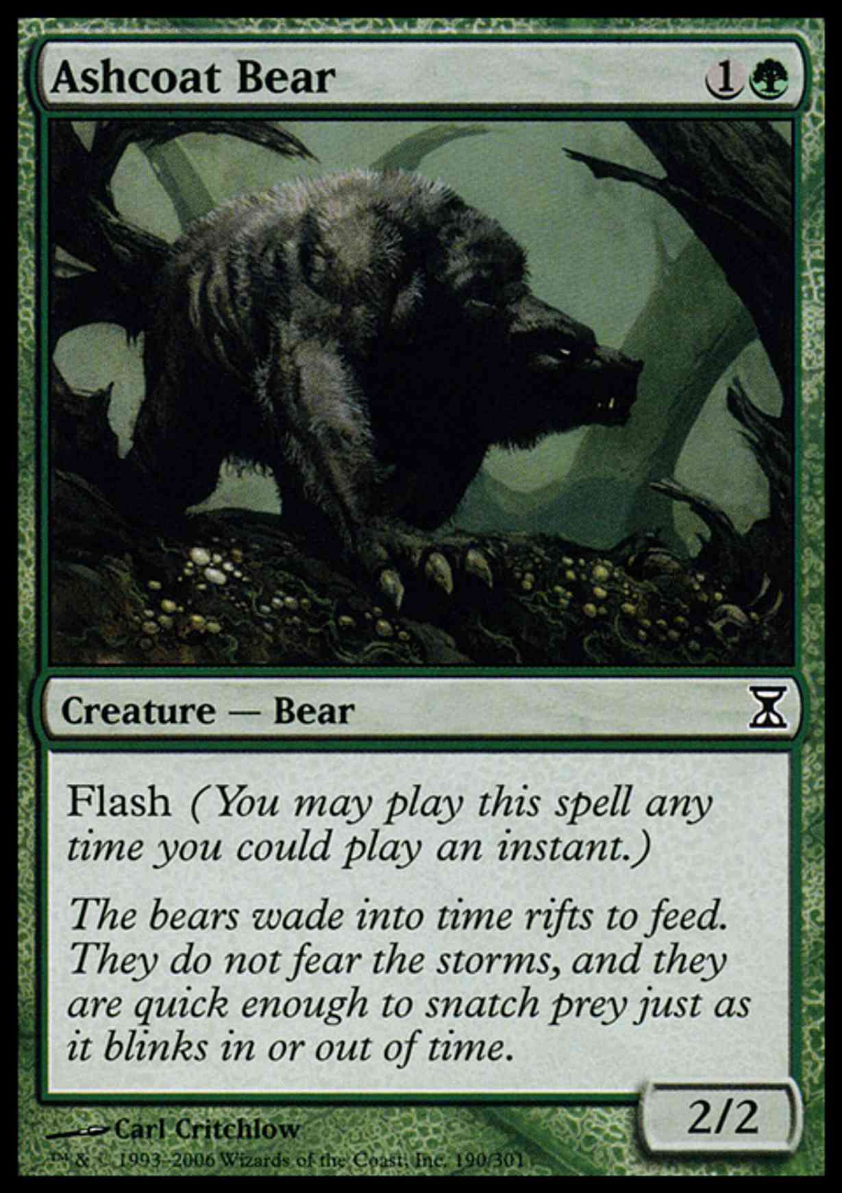 Ashcoat Bear magic card front
