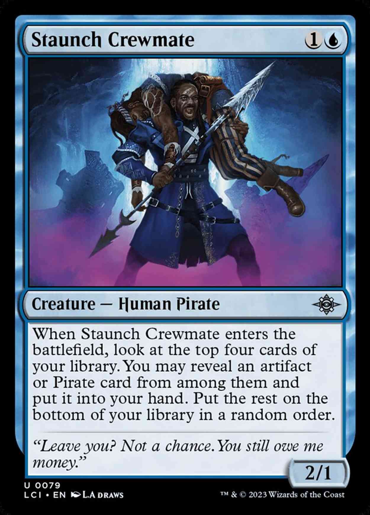 Staunch Crewmate magic card front