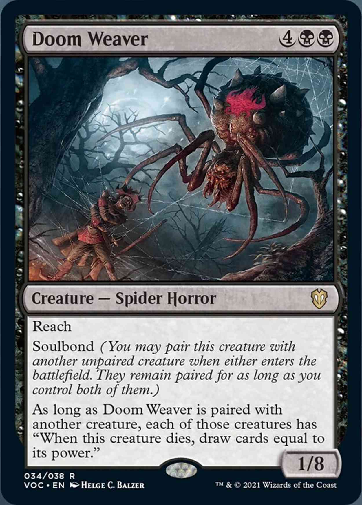 Doom Weaver magic card front
