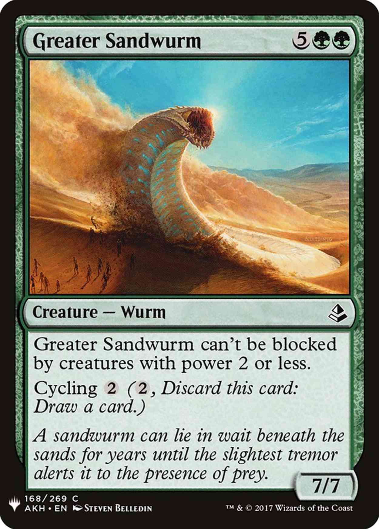 Greater Sandwurm magic card front