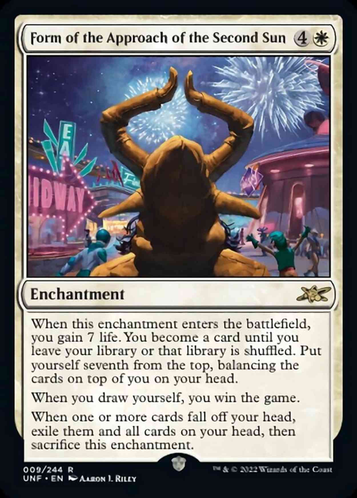 Form of the Approach of the Second Sun magic card front